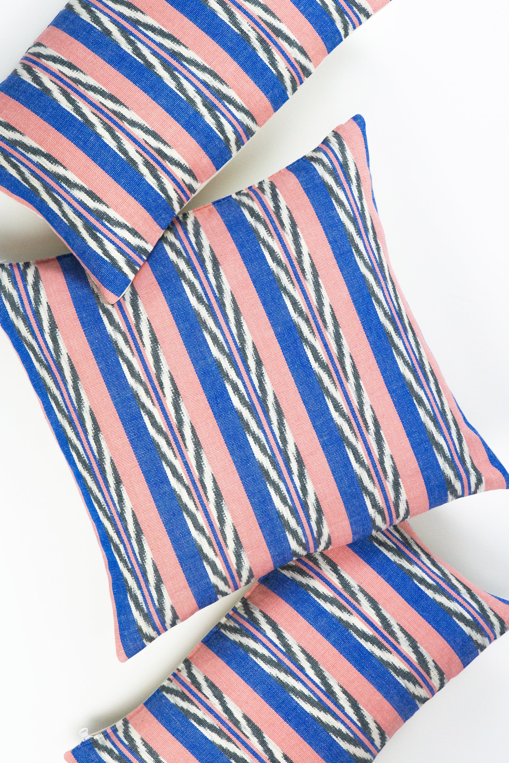 Maya Jaspe Blue & Coral Pillow