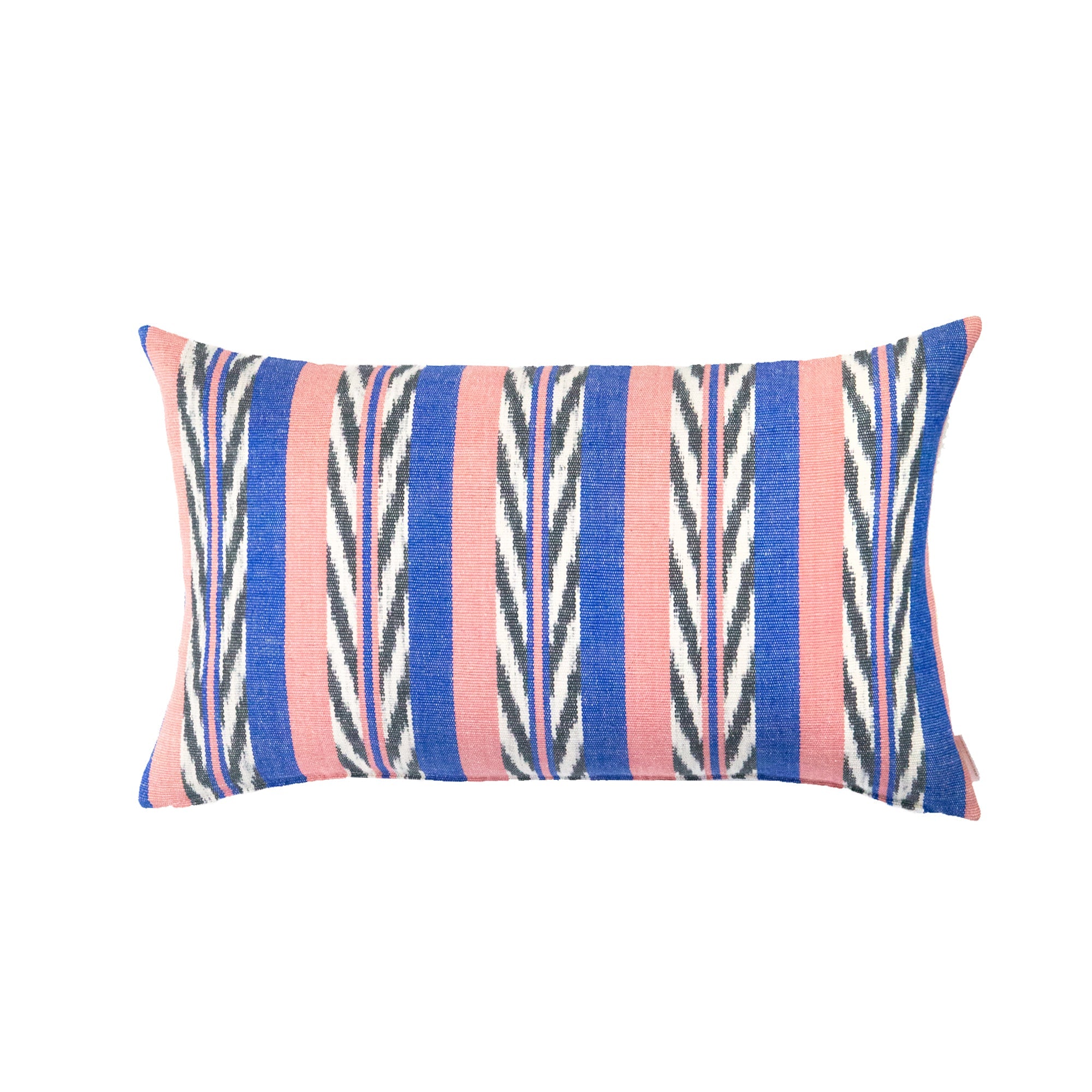 Maya Jaspe Blue & Coral Pillow
