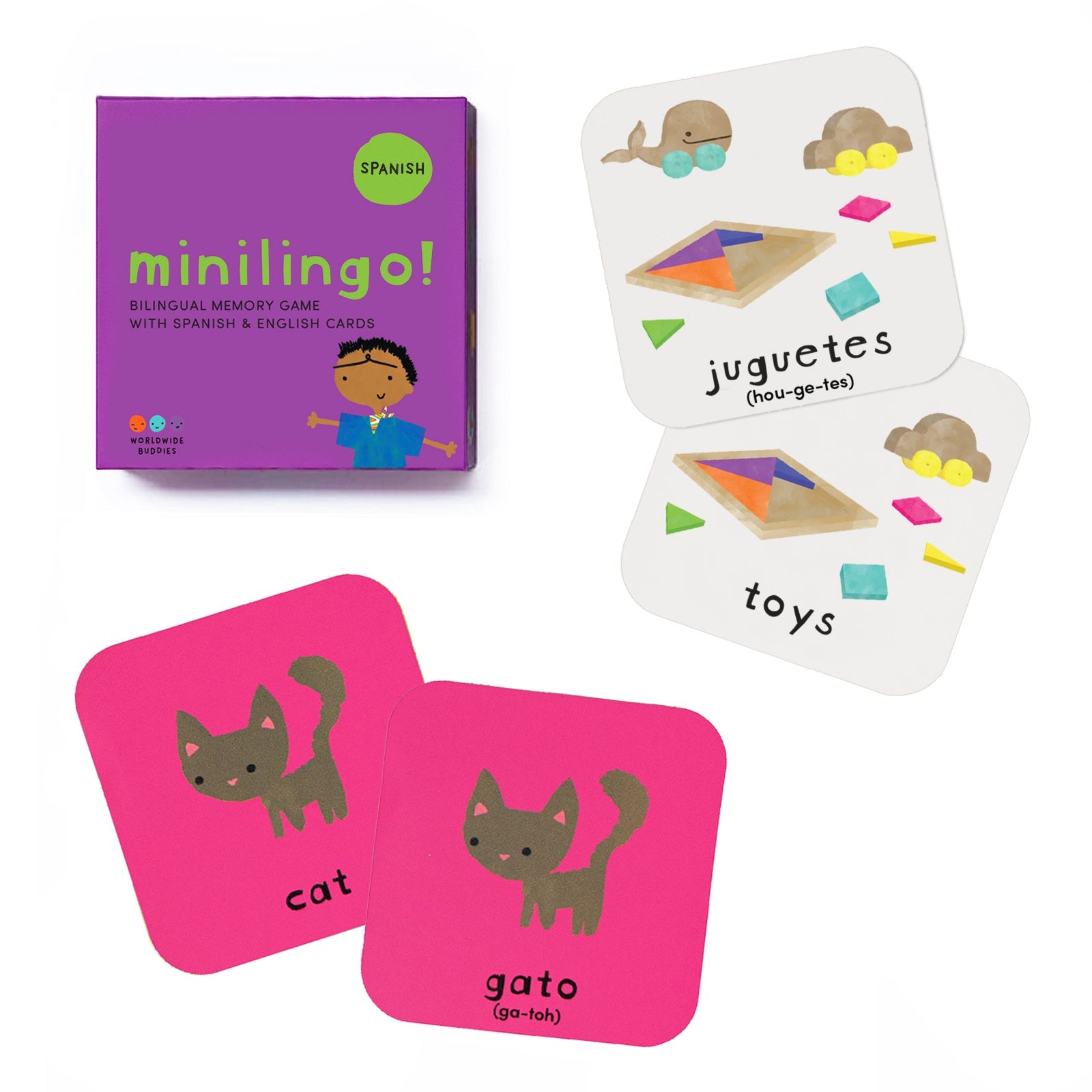 Minilingo Flashcards (English/Spanish)