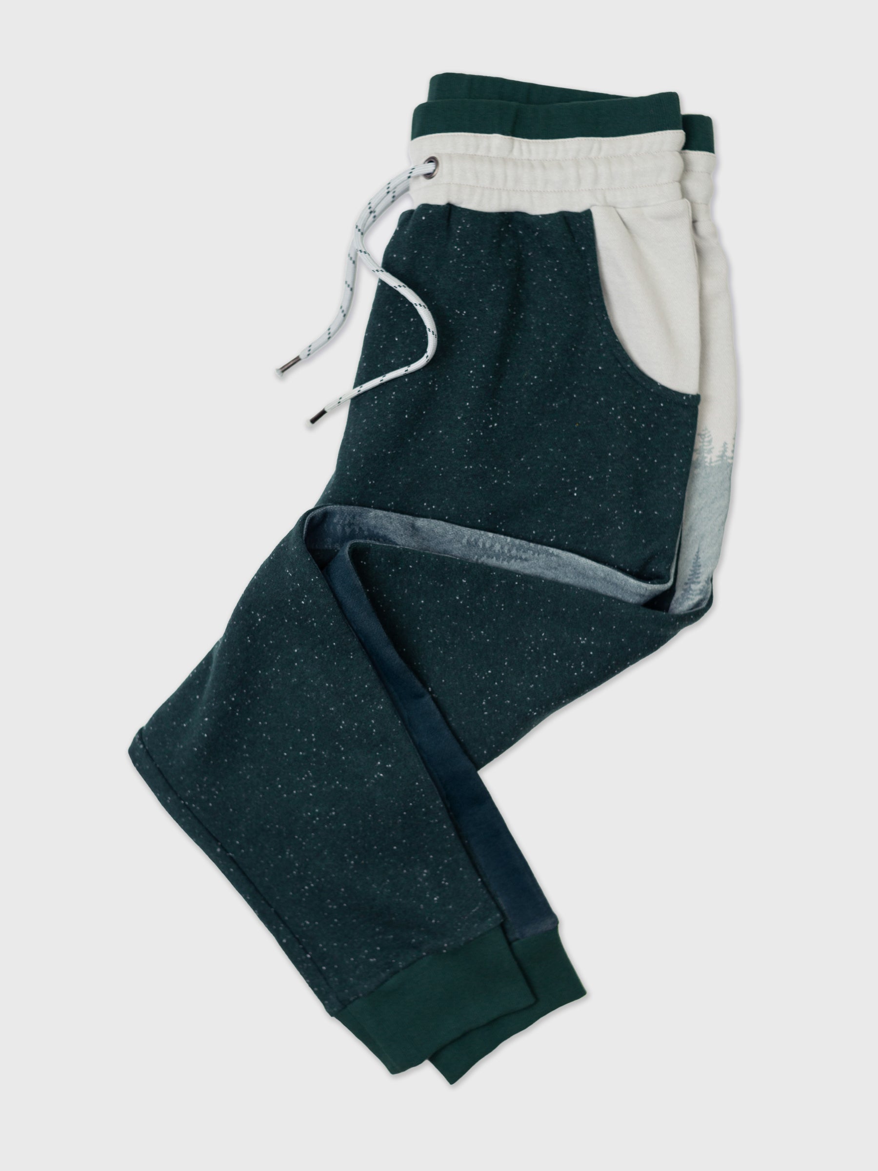 Misty Forest Joggers, a Organic Joggers by Happy Earth Apparel