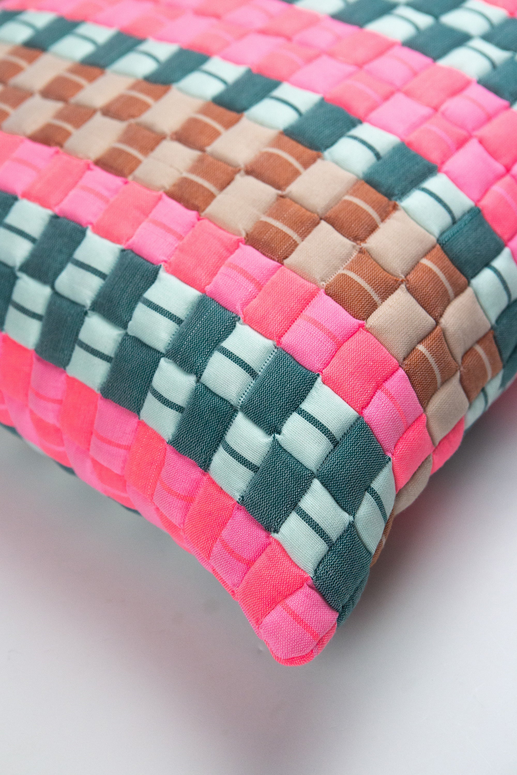Sujani Quilted Pillow (Multicolored)