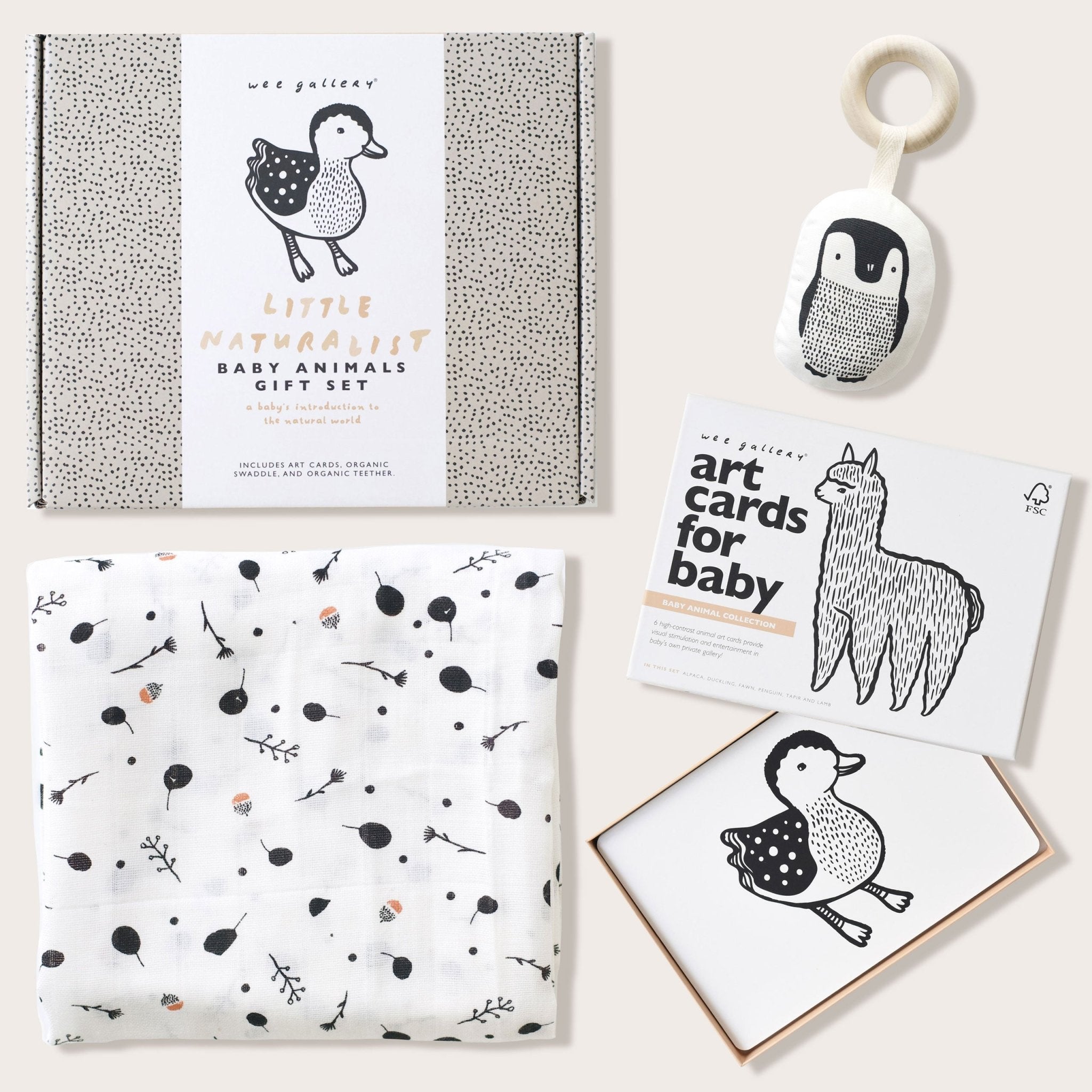 Newborn Baby Gift Set (Baby Animals)