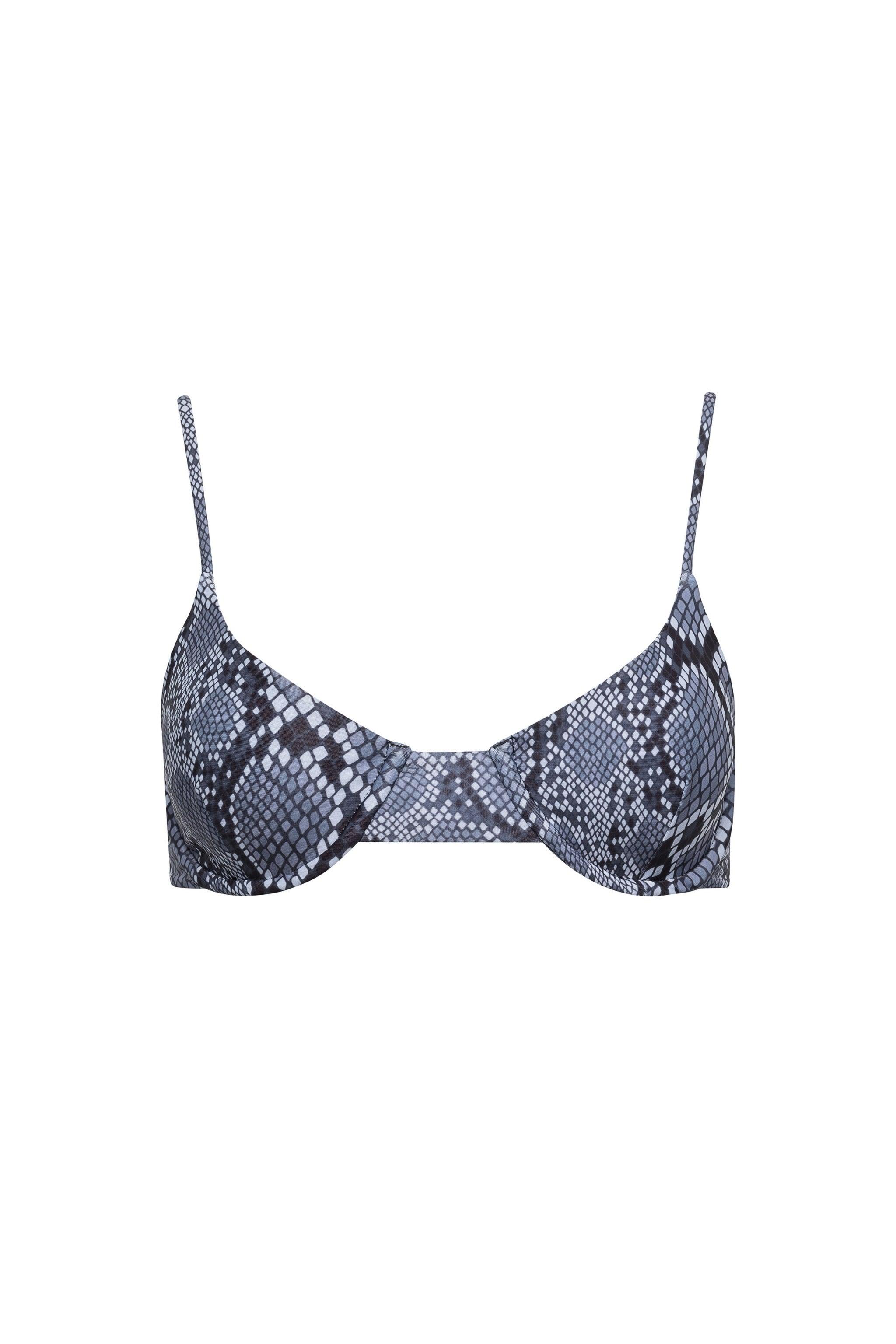 Palermo Underwire Bikini Top (Snake)