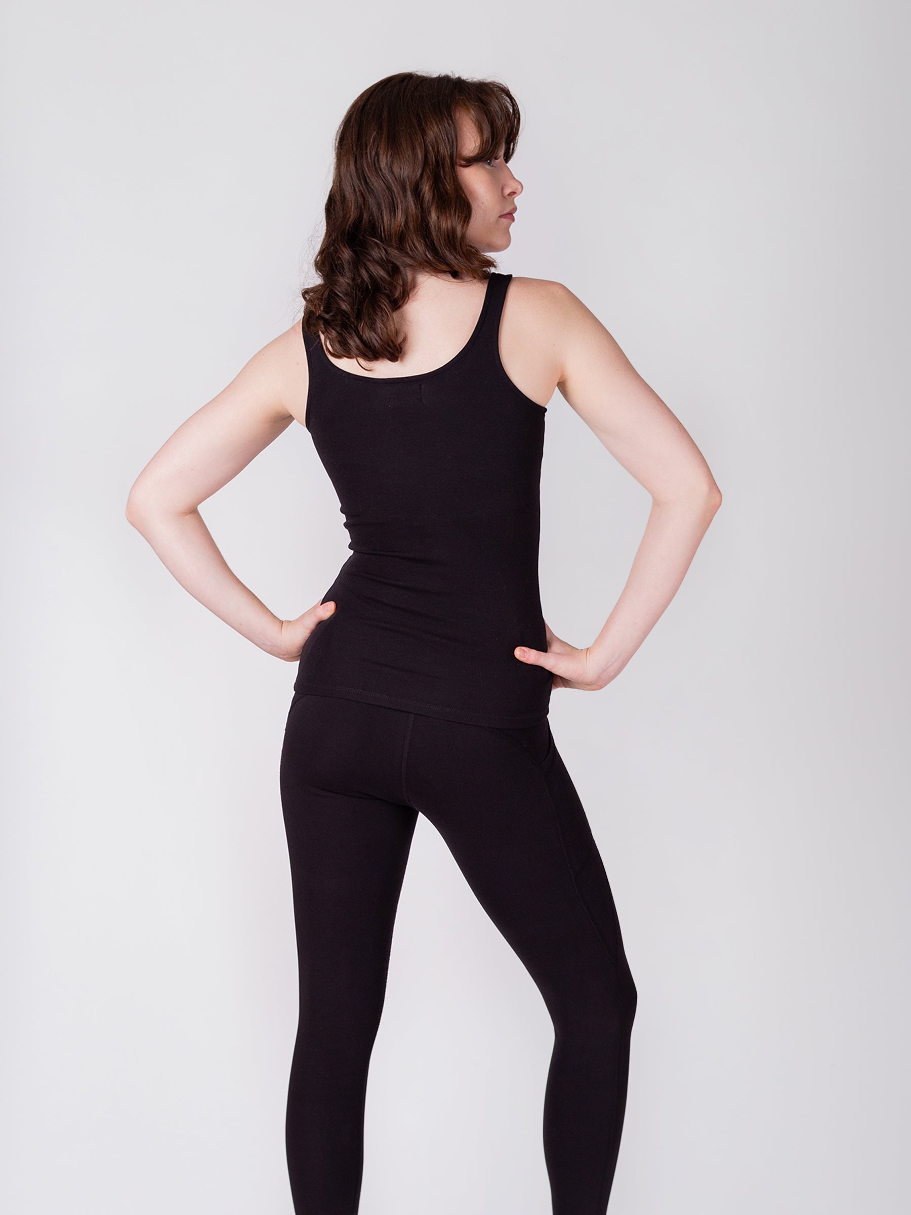 PlantTec™ Organic Compression Tank | Eclipse, a Organic Activewear by Happy Earth Apparel