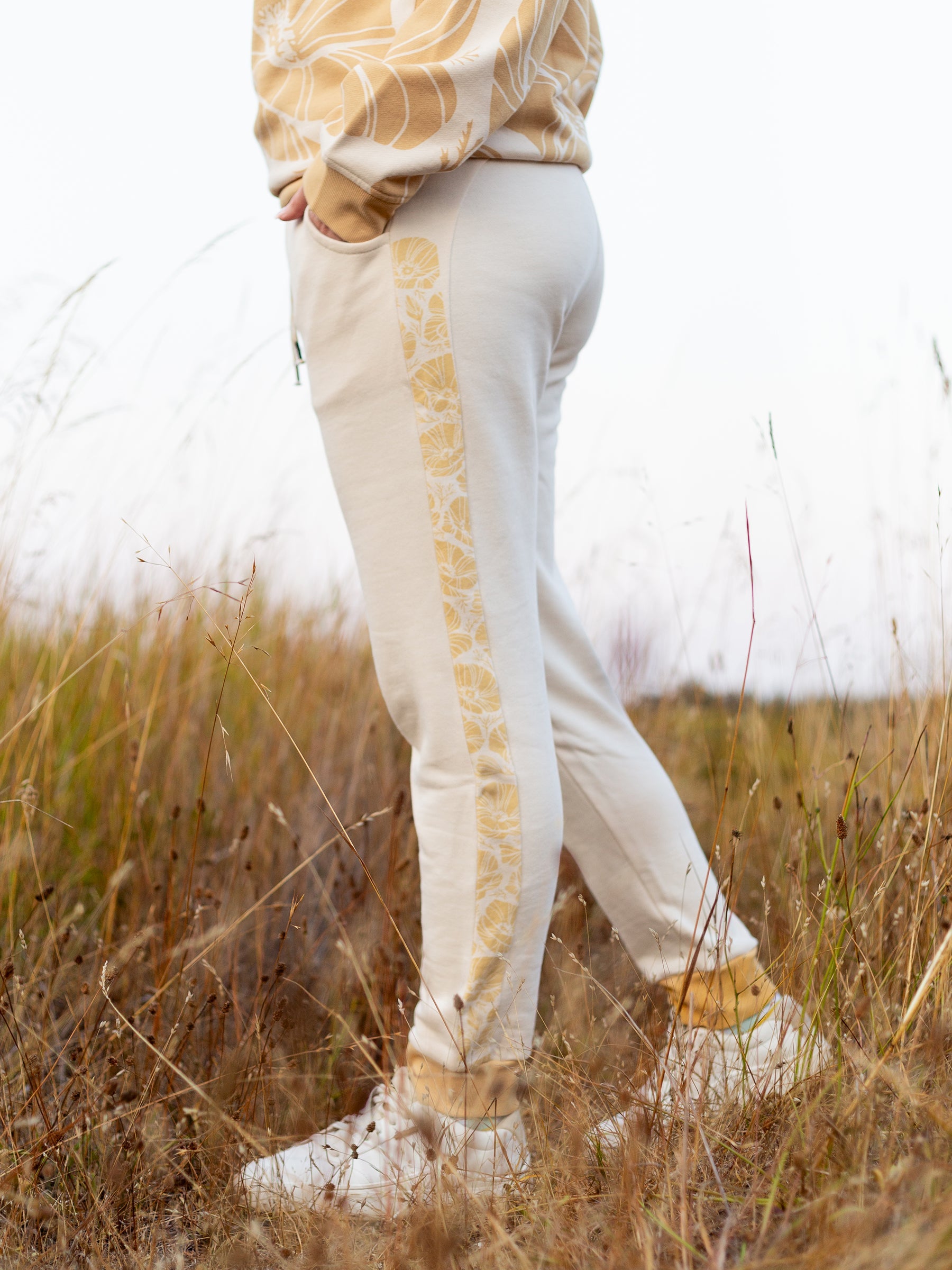 Poppies Joggers, a Organic Joggers by Happy Earth Apparel