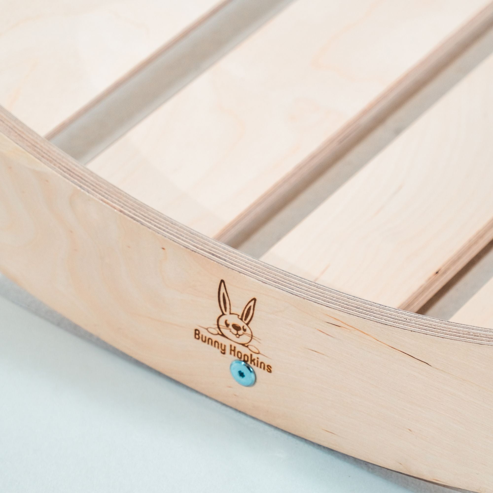 Child's active play with a rocker climber arch