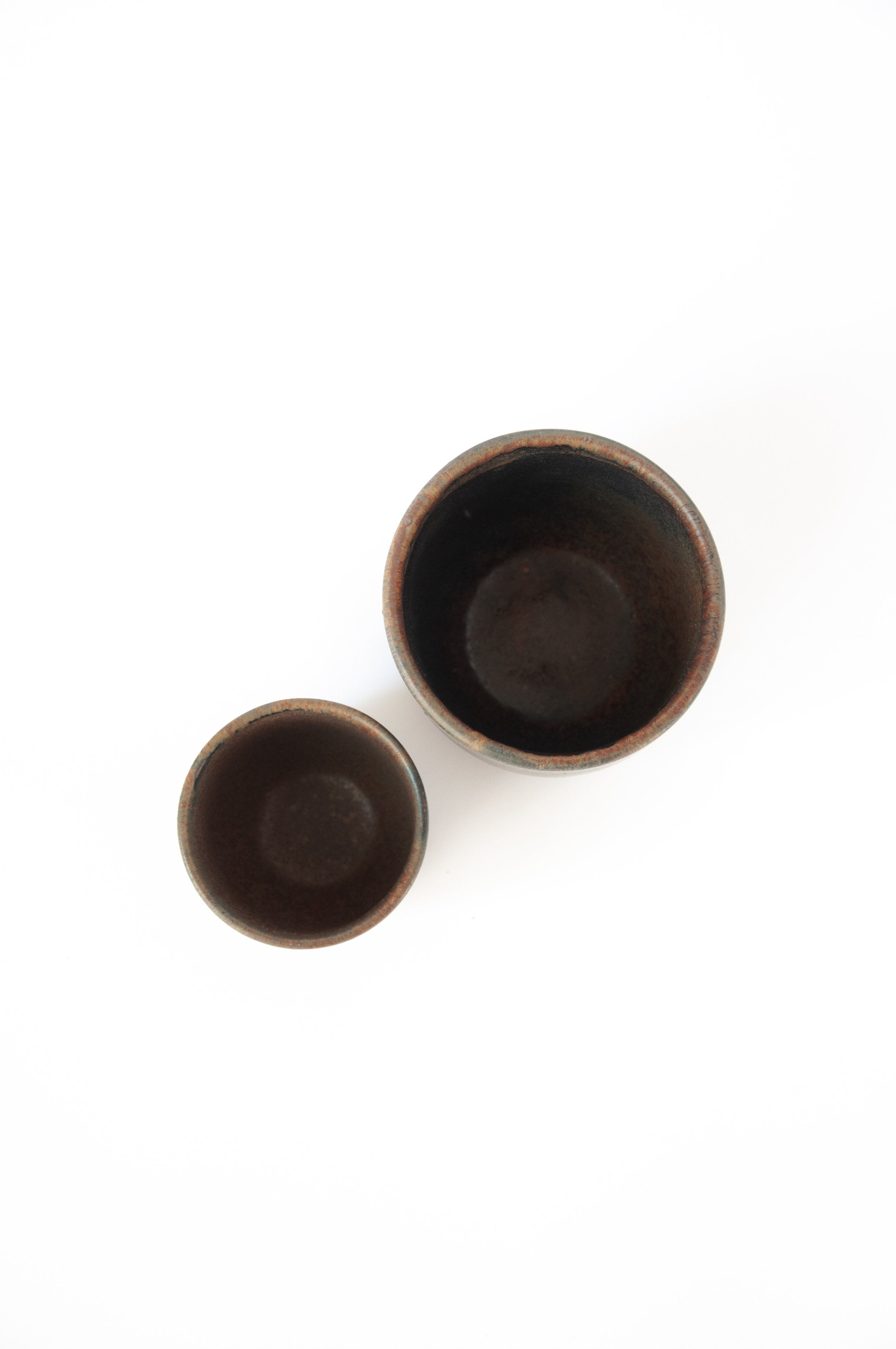 Stoneware Espresso Coffee Cup (Rust)