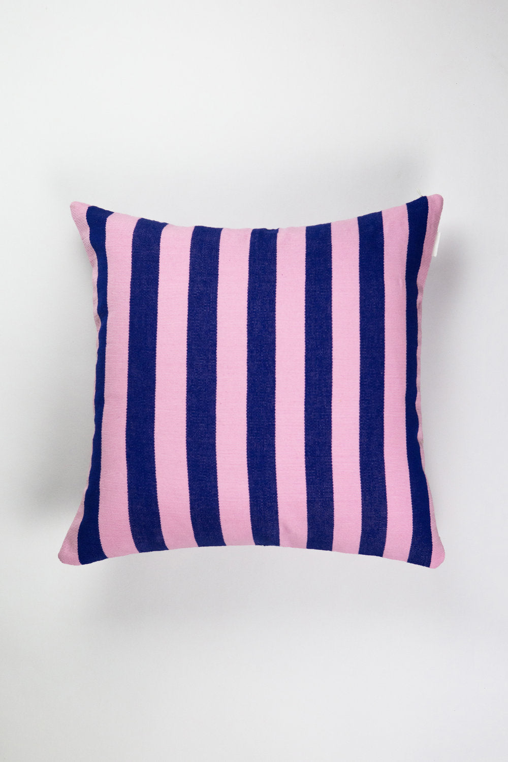 Santiago Grid Pillow (Royal & Baby Pink)