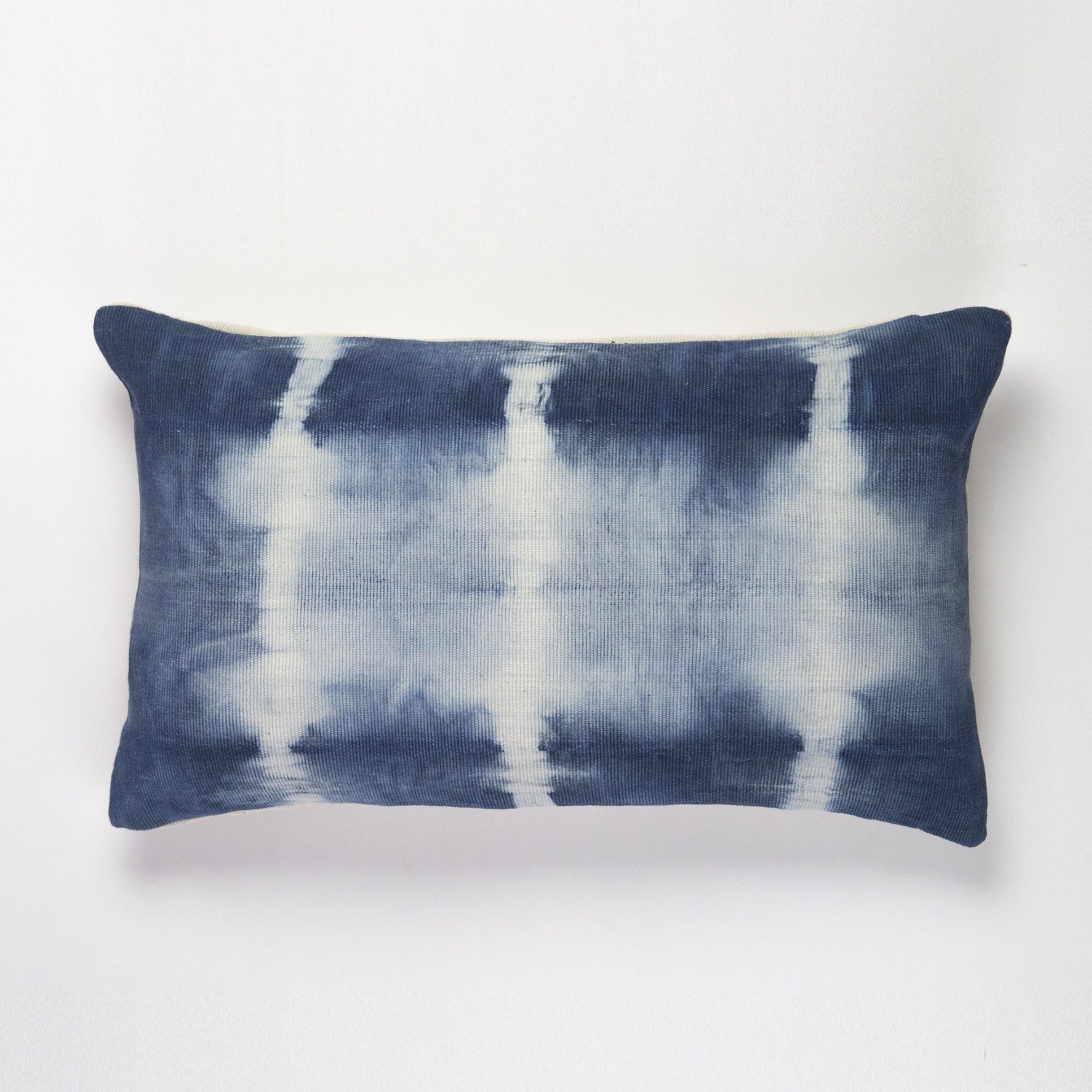 Indigo Shibori Nubby Pillow