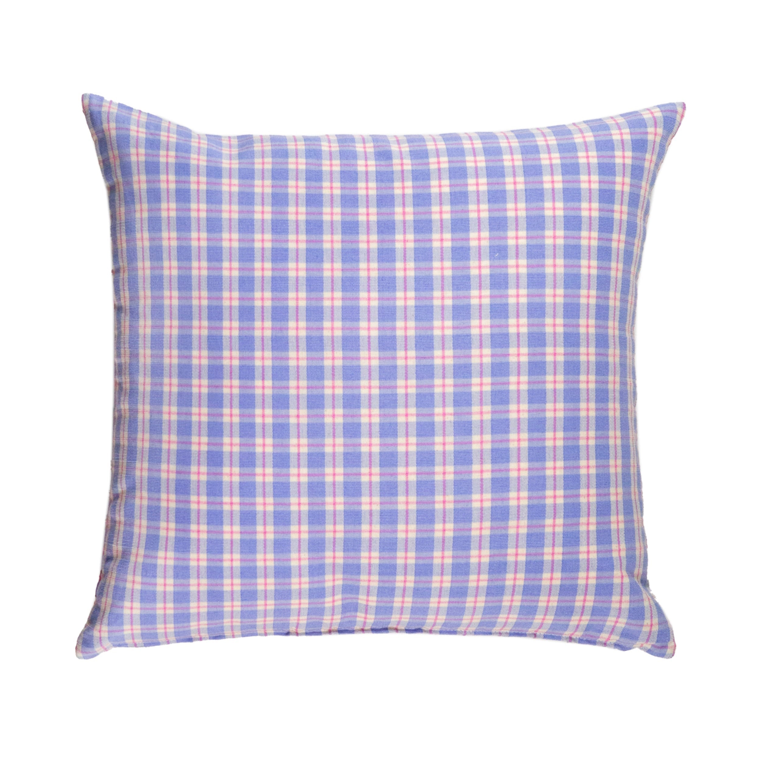 Sofia Plaid Periwinkle Pillows