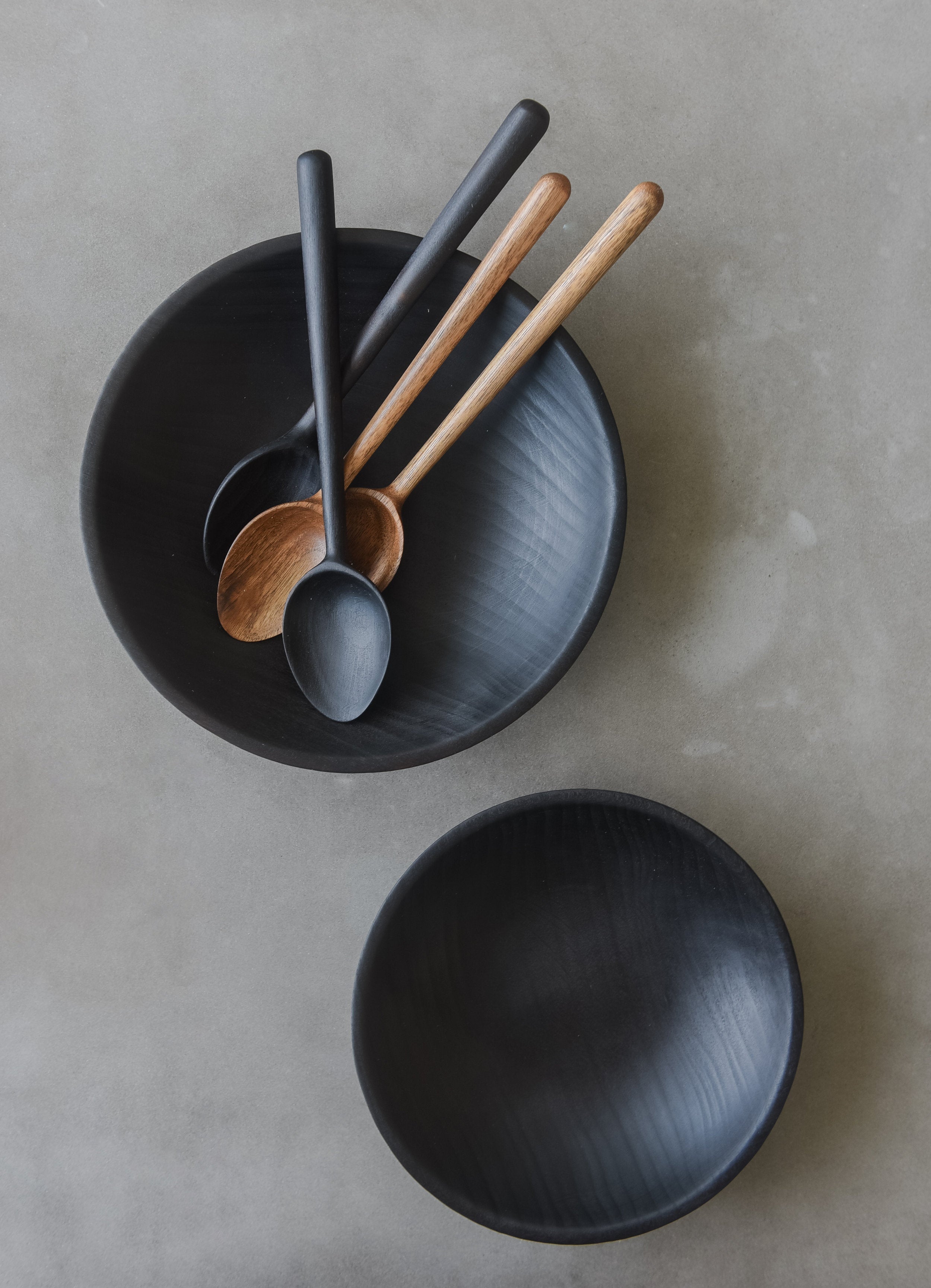 Wooden Spoon with Straight Handle