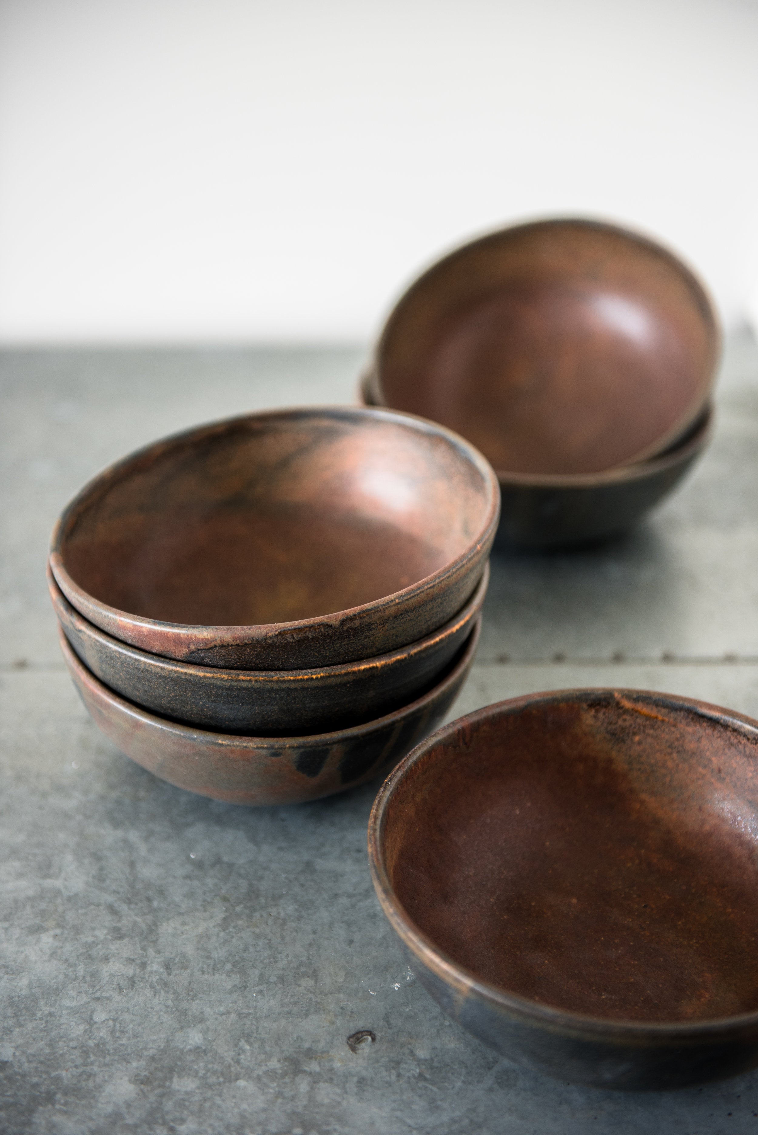 Rust Stoneware Everyday Bowl