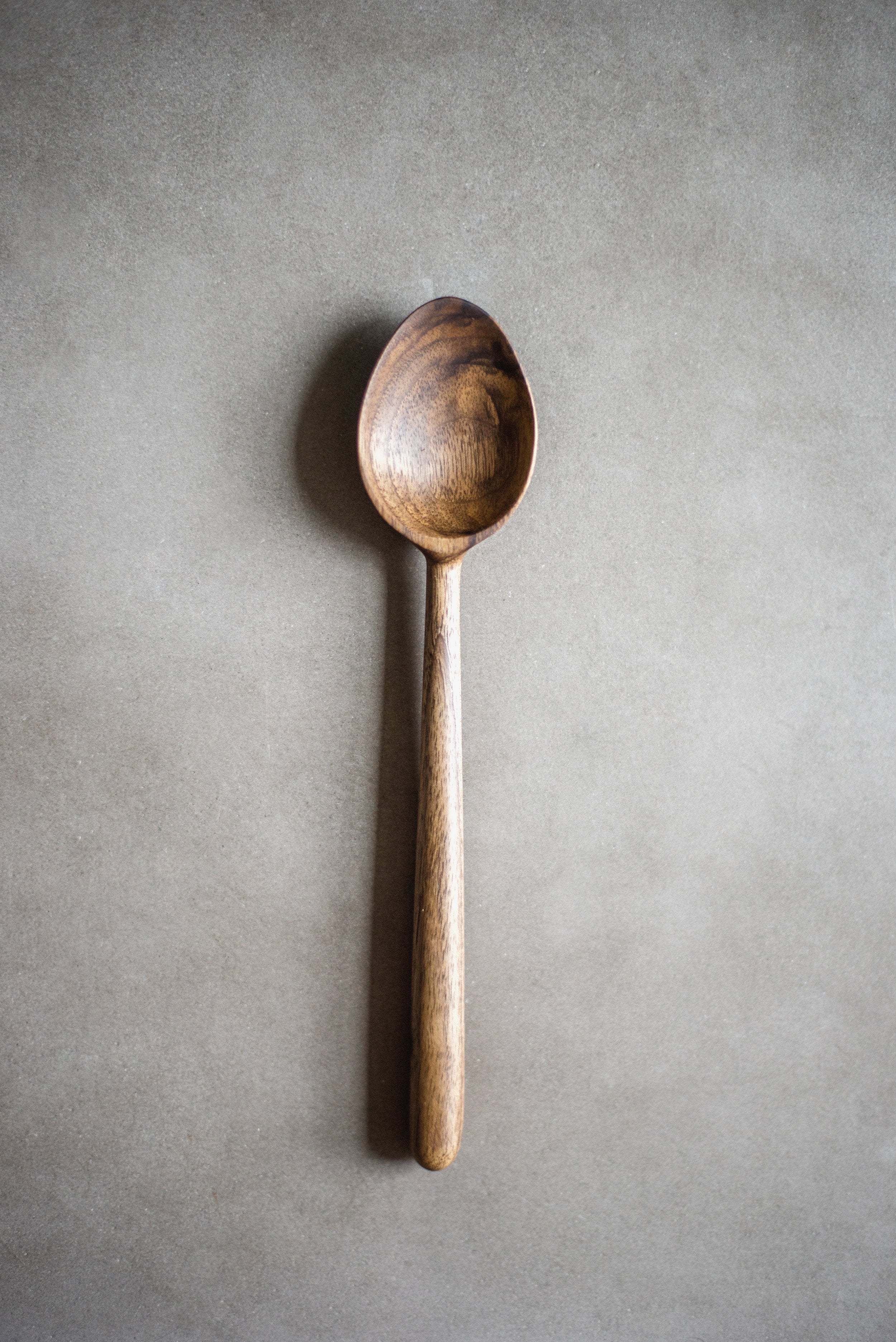 Wooden Spoon with Straight Handle