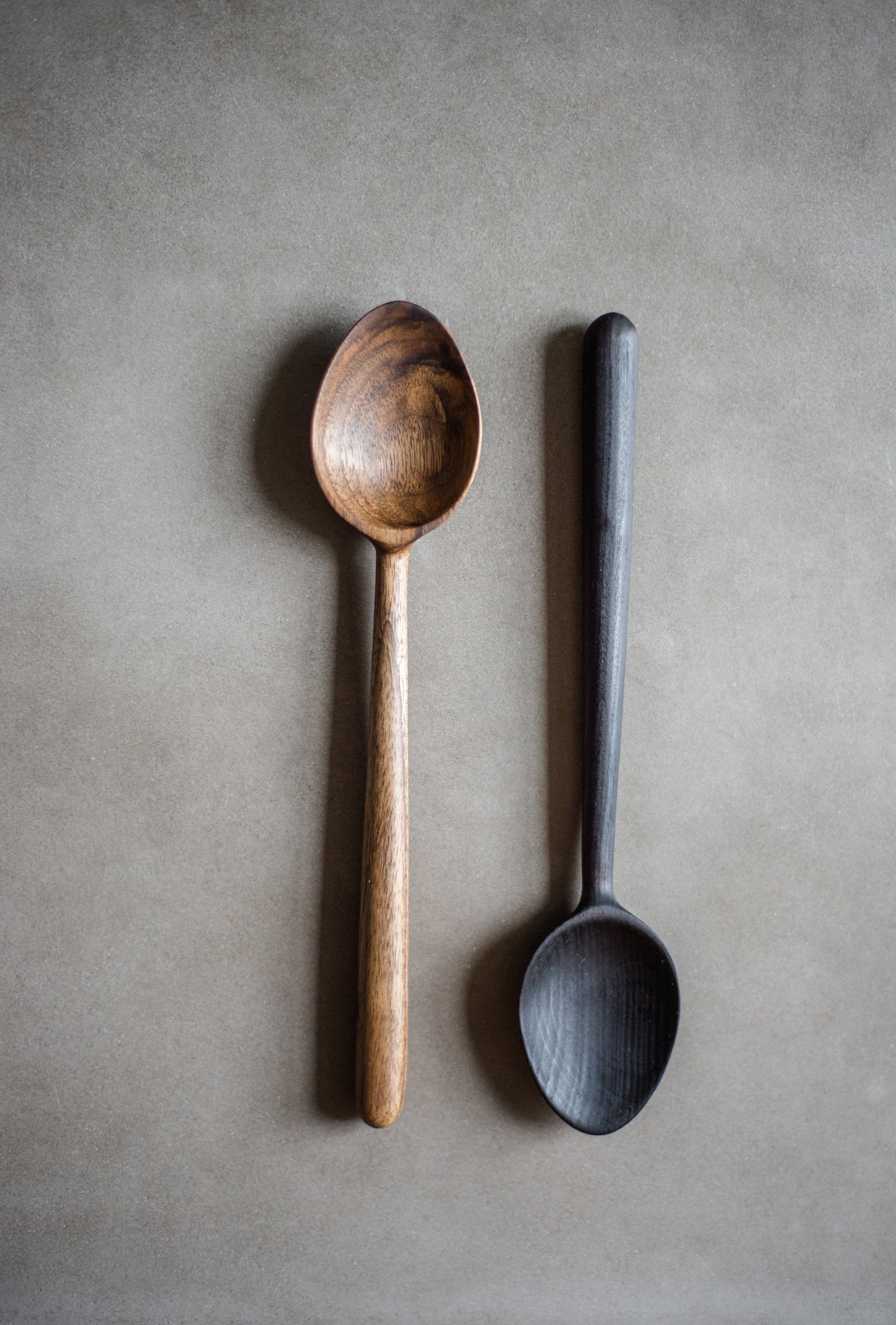 Wooden Spoon with Straight Handle