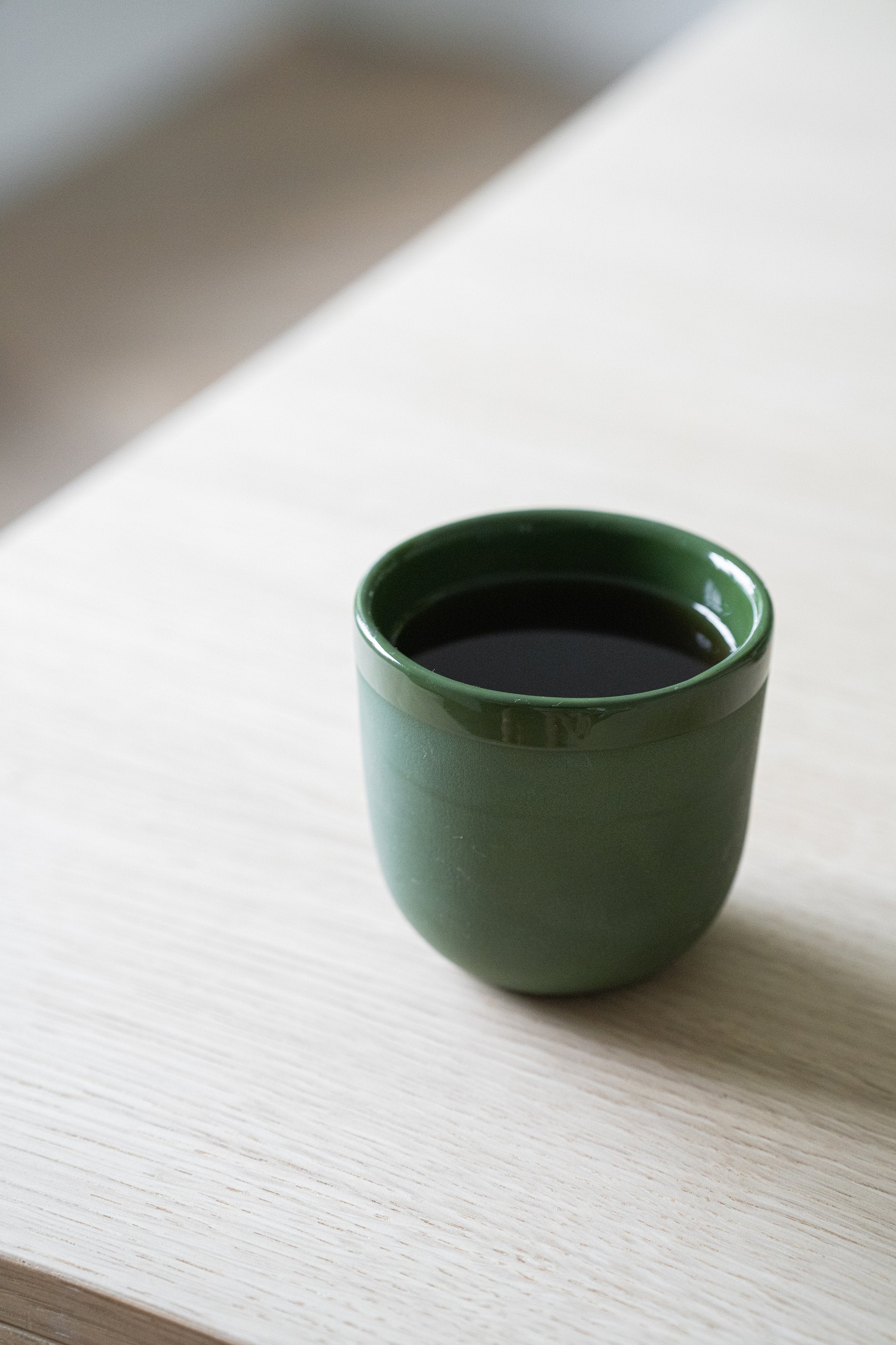 Porcelain Coffee Cup (Green)
