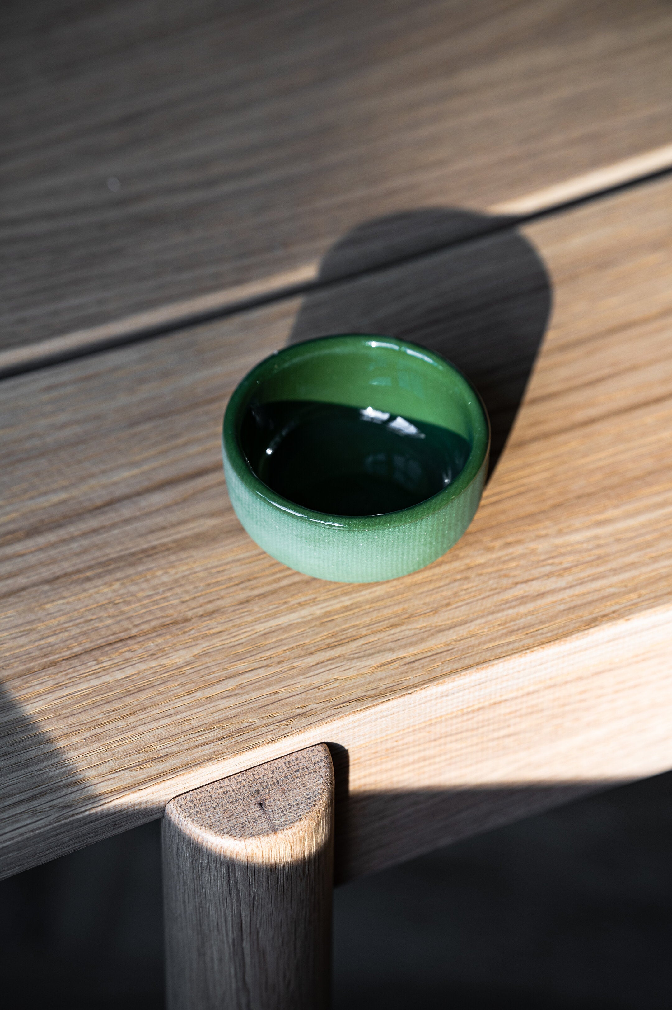 Porcelain Pinch Bowl (Green)