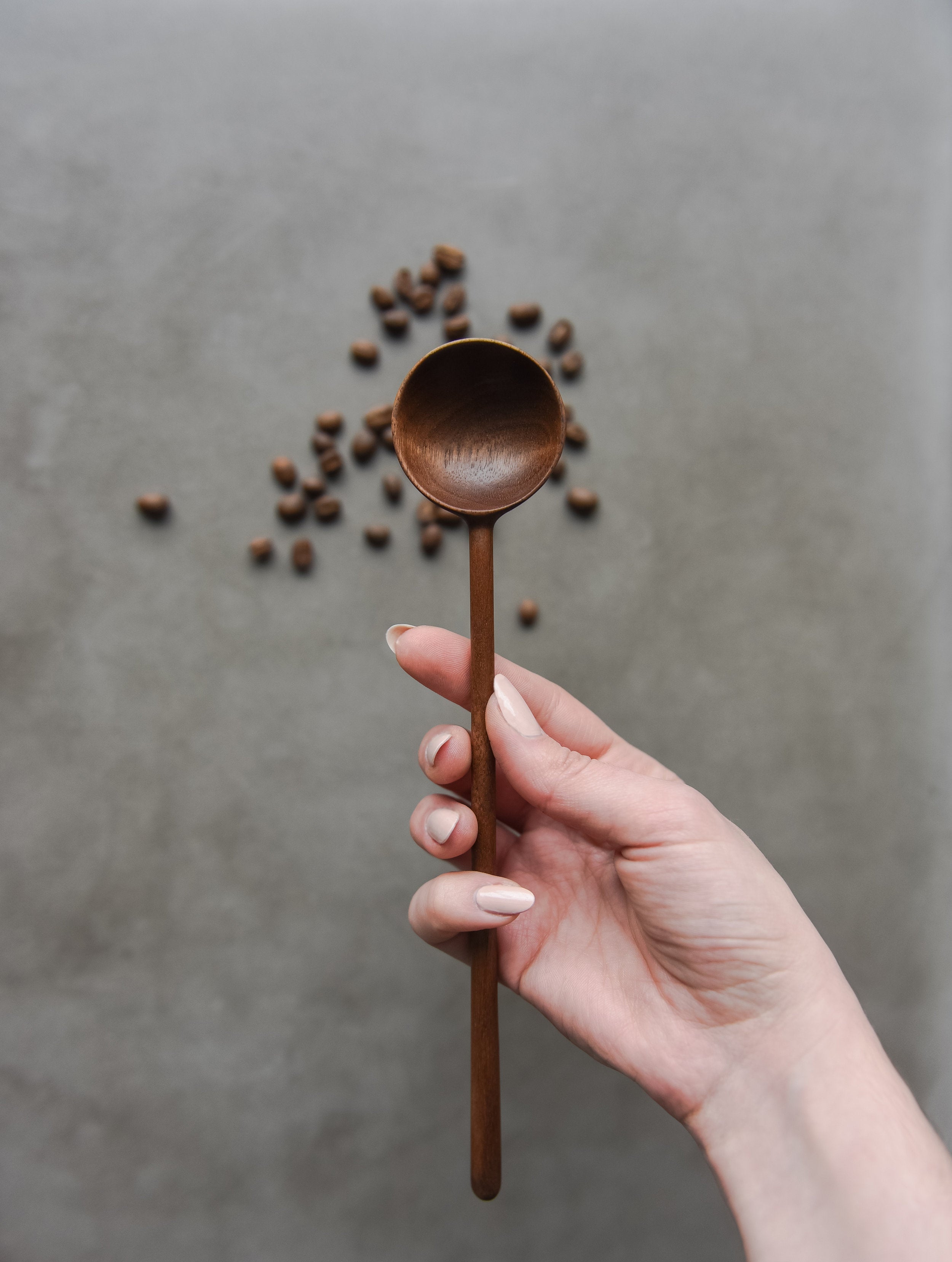 Big Walnut Coffee Spoon