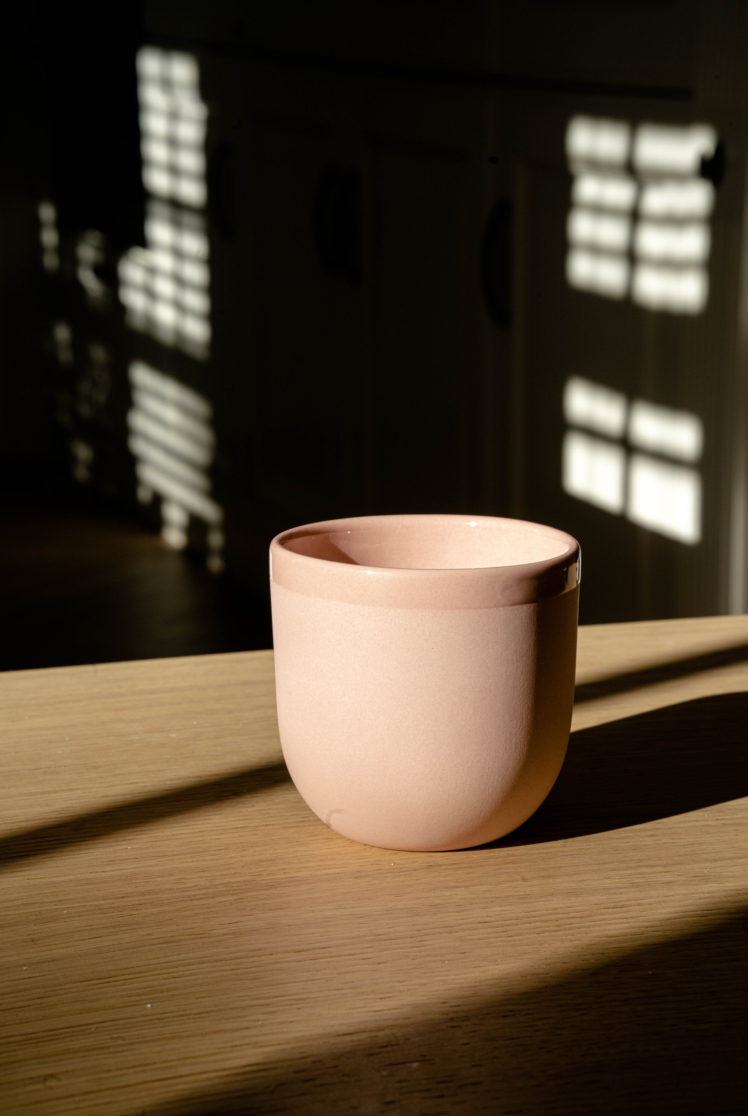 Porcelain Coffee Cup (Powder Pink)