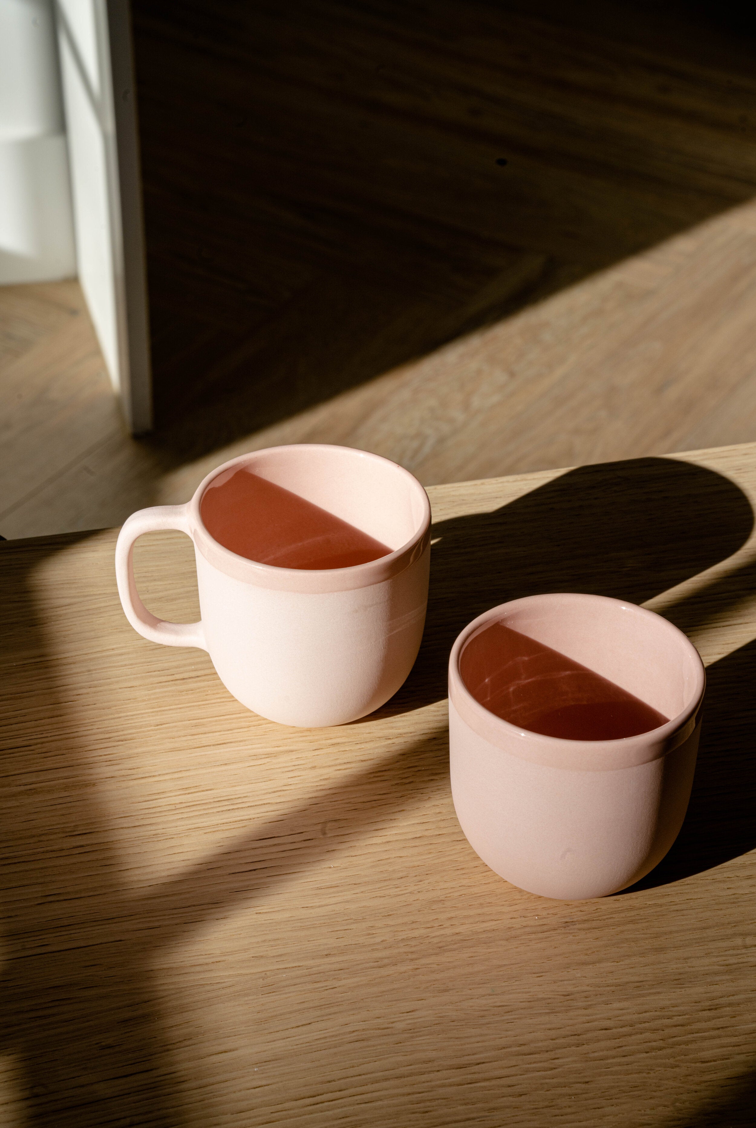 Porcelain Coffee Cup (Powder Pink)