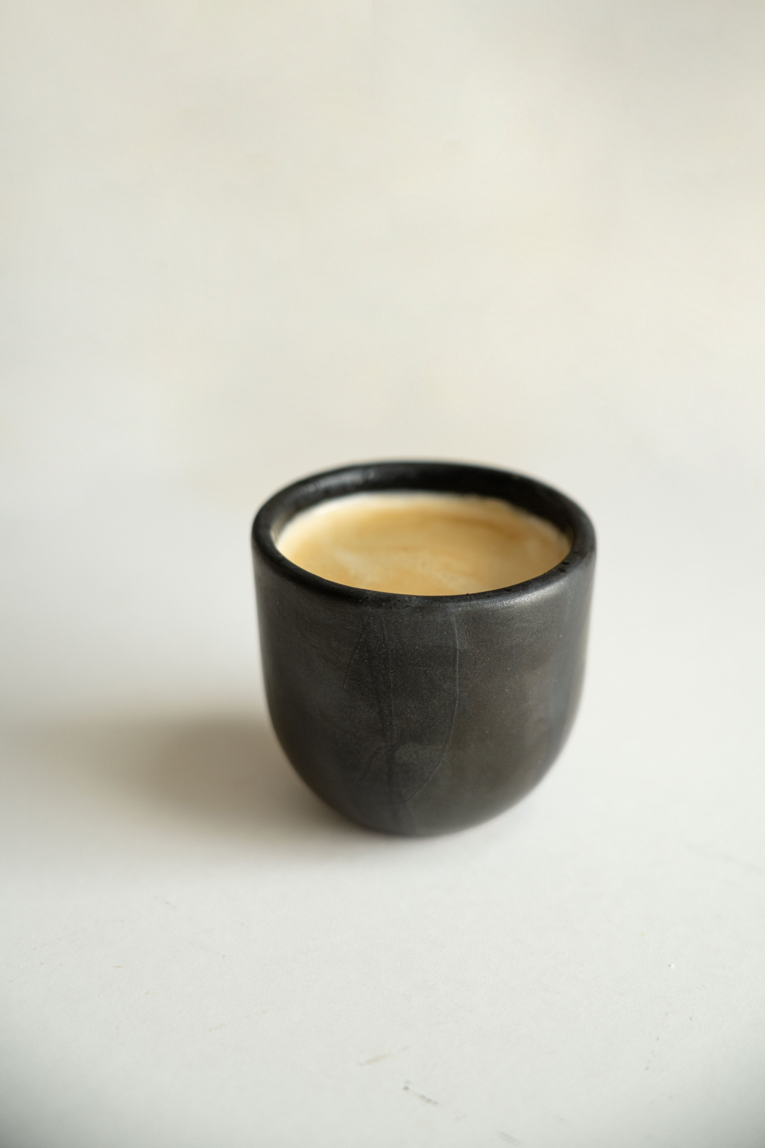 Stoneware Espresso Coffee Cup (Black)