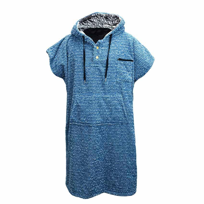 Blanket Hoodie (Indigo Surf Poncho)