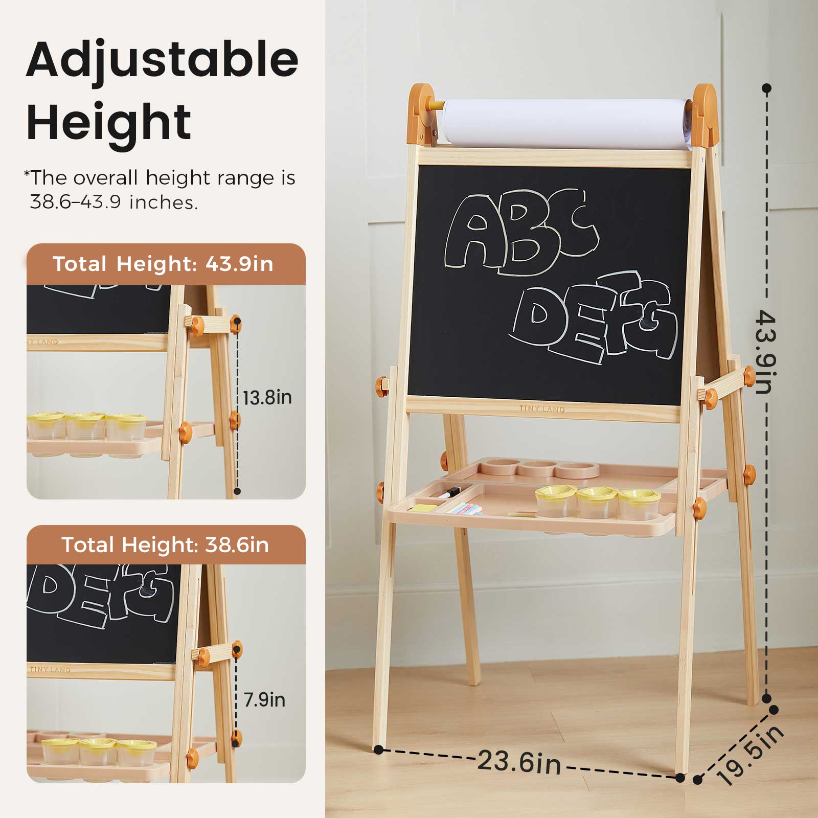 Caramel Magnitales Easel for Kids