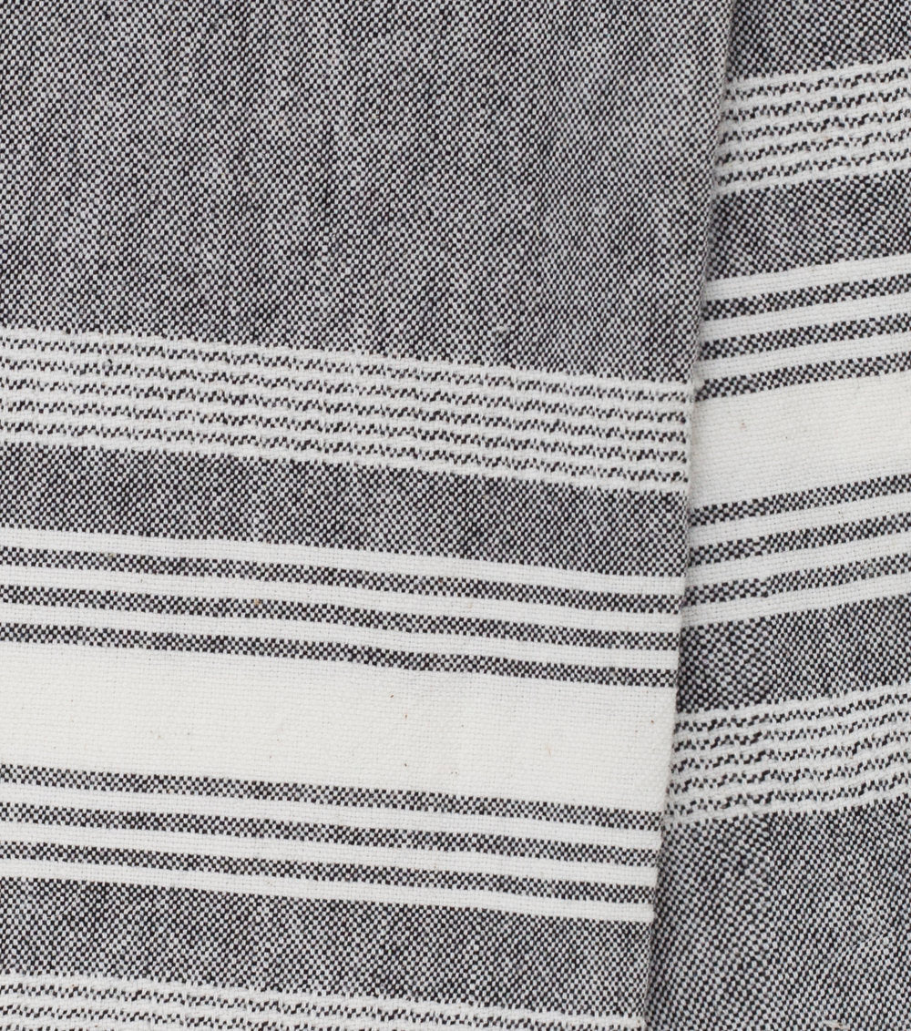 Kitchen Towel (Grey Chambray Striped)