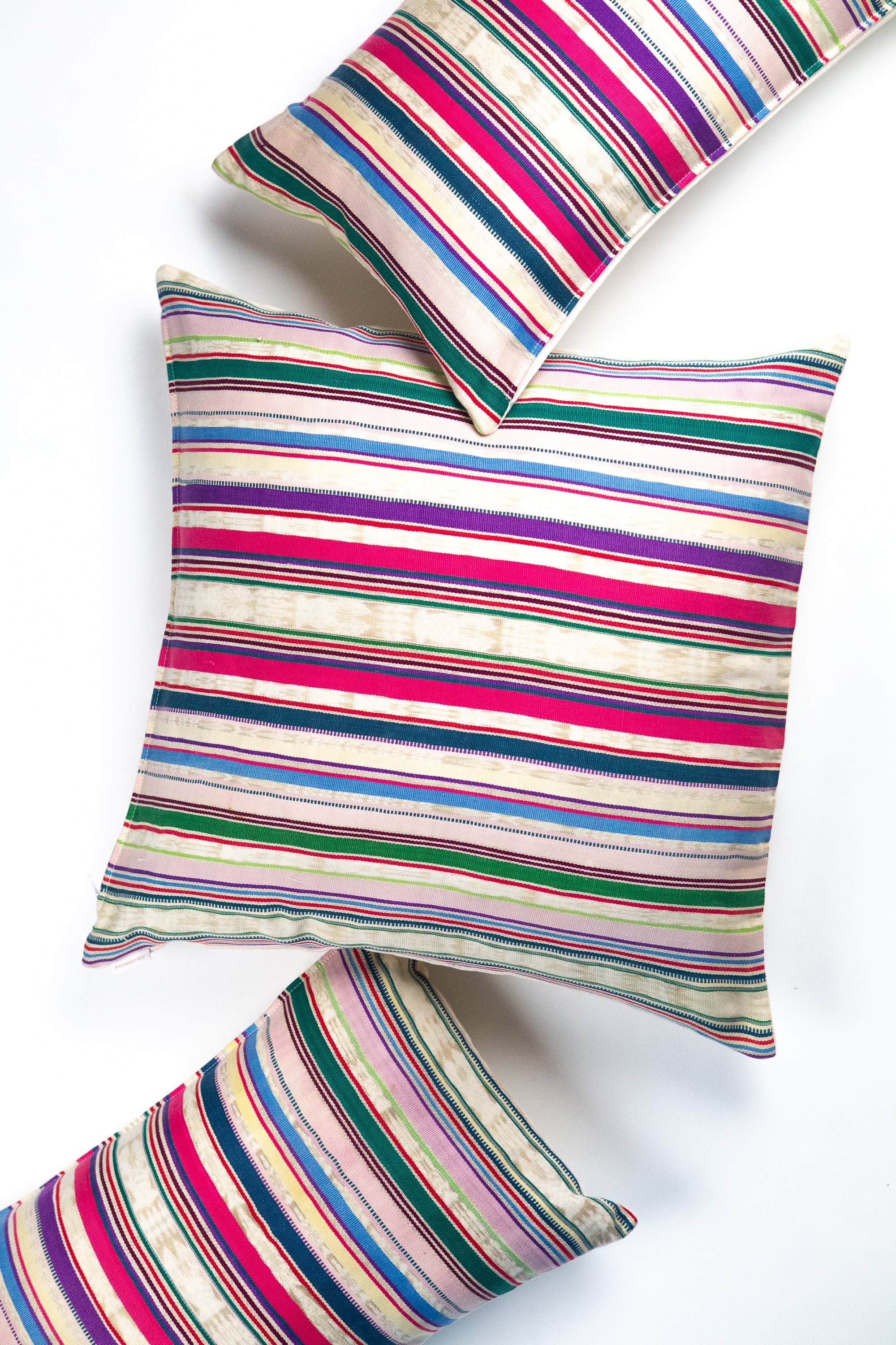 Vintage Luna Striped Pillow
