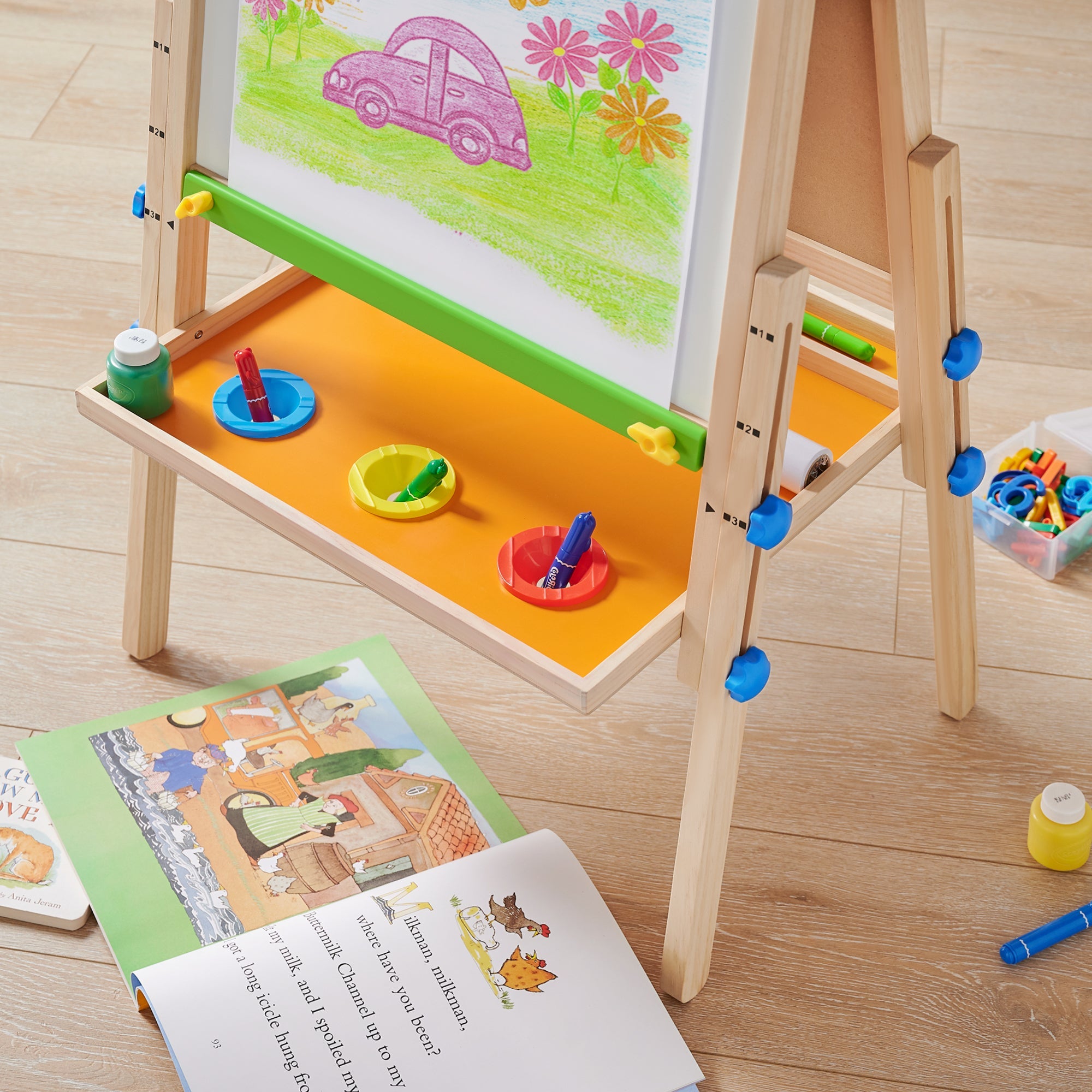 3-in-1 Art Easel for Kids
