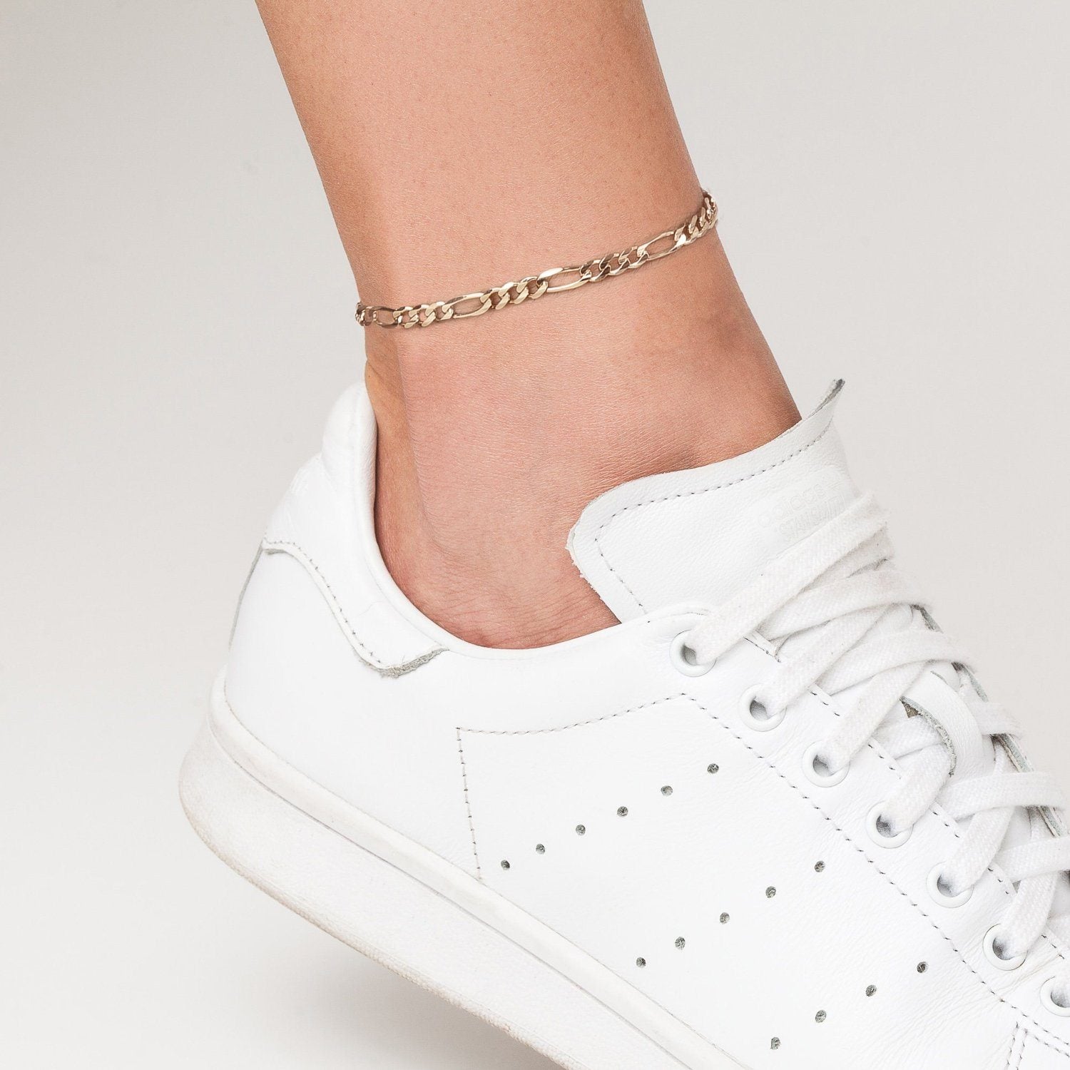 Large Gold Figaro Chain Anklet