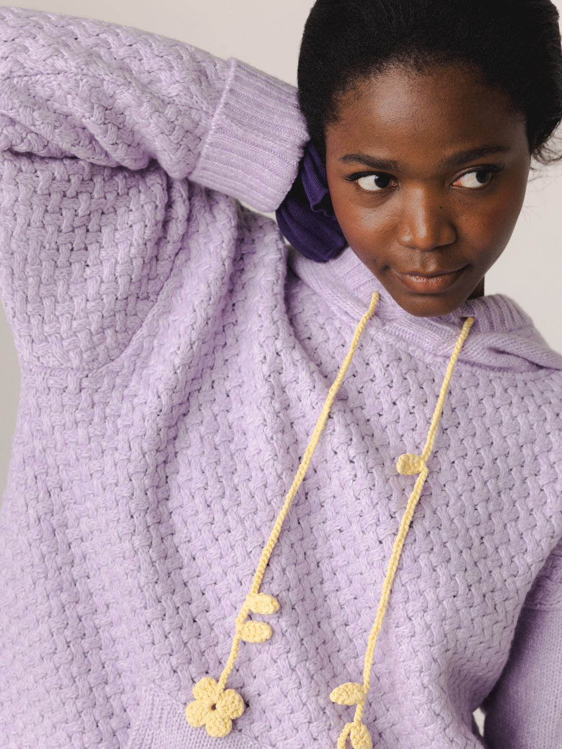 Žilvinas Merino Wool Hoodie (Lilac)