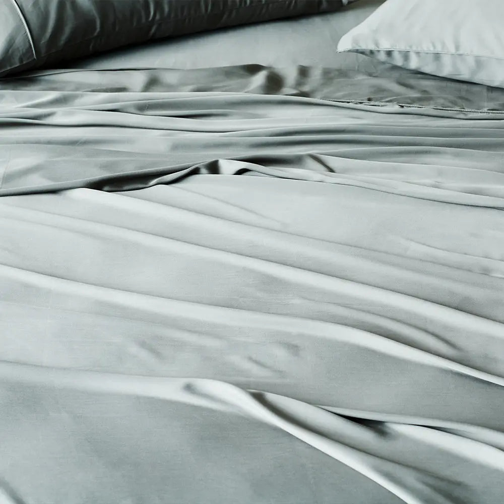 CleanBamboo® Signature Sateen Duvet Cover (Sage)