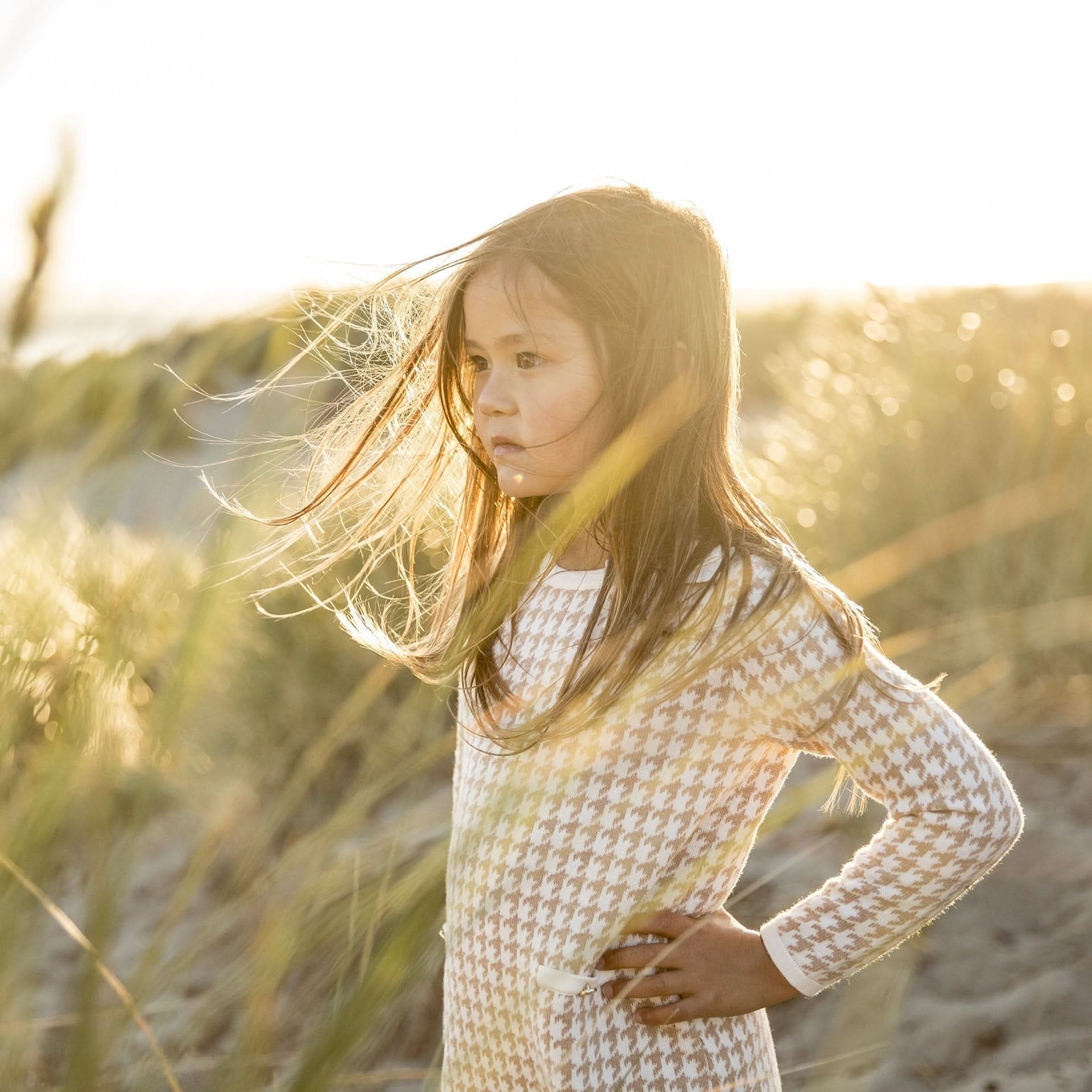 Bow Detail Sweater Dress (Tan)
