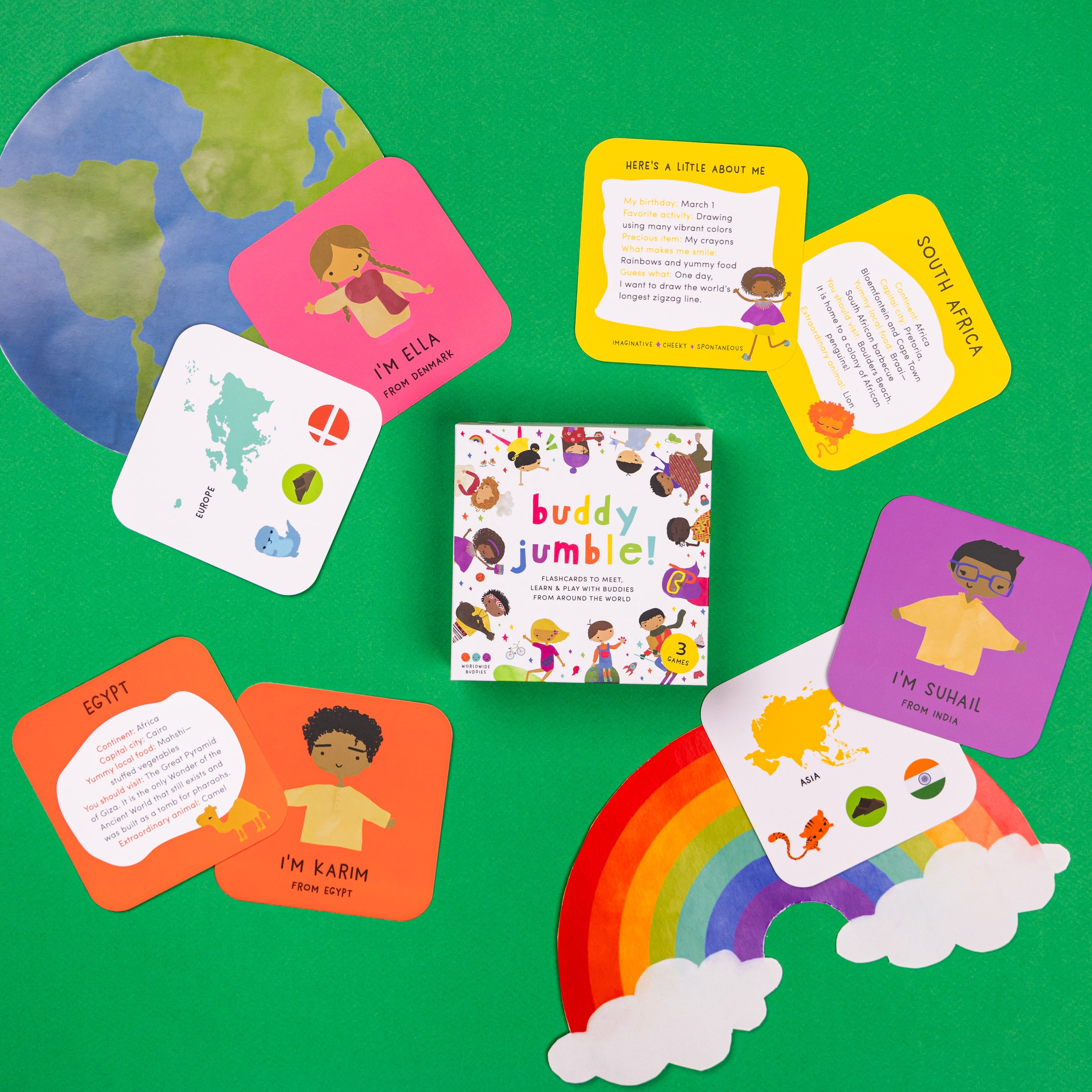Buddy Jumble (Geography Card Game)