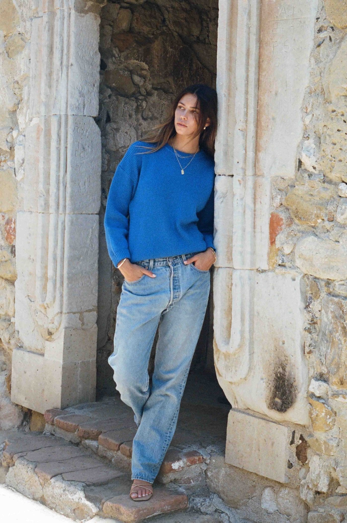 Charles Sweater (Commodore Blue)