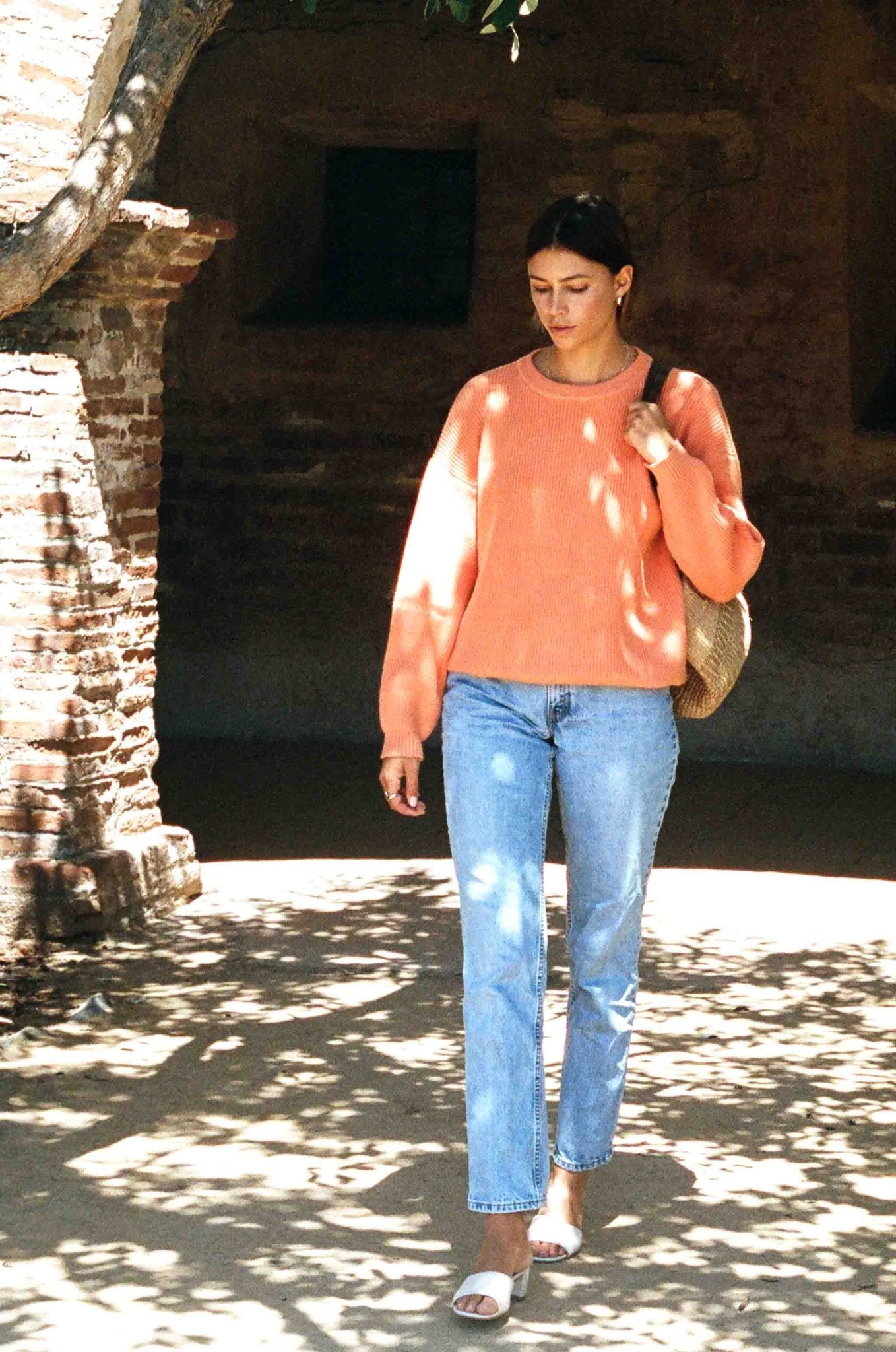 Charles Sweater (Persimmon Orange)