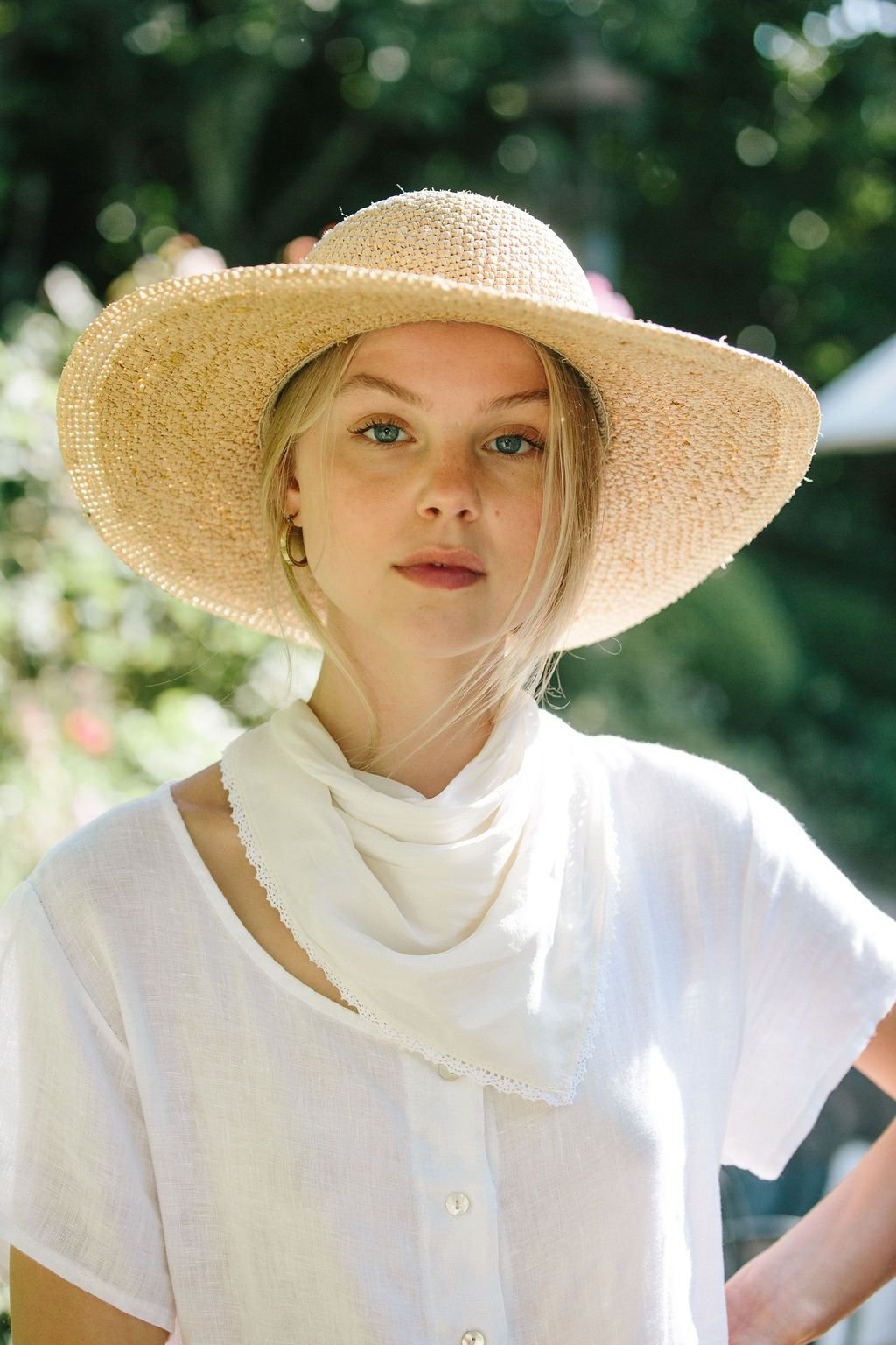 Charlotte Linen Dress (White)
