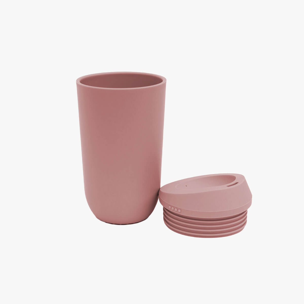 ezpz Cup and Silicone Lid in Blush / Basics Line for Big Kids #color_blush