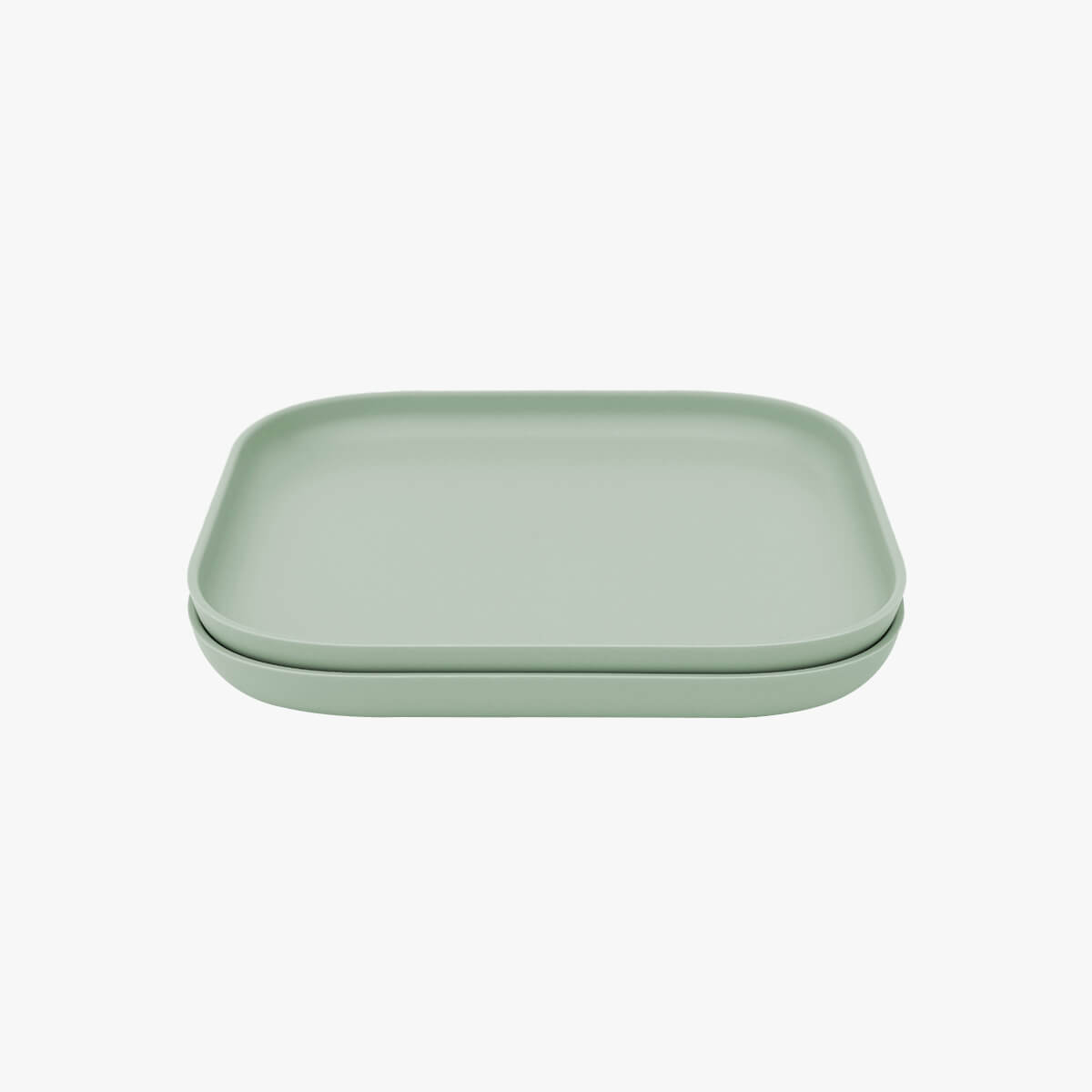 Mealtime Plate in Sage / ezpz Basics Line / Stylish, Durable Plates for Big Kids #color_sage