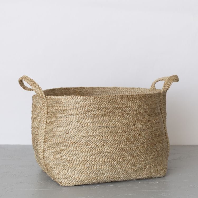 Large Jute Basket (Natural)