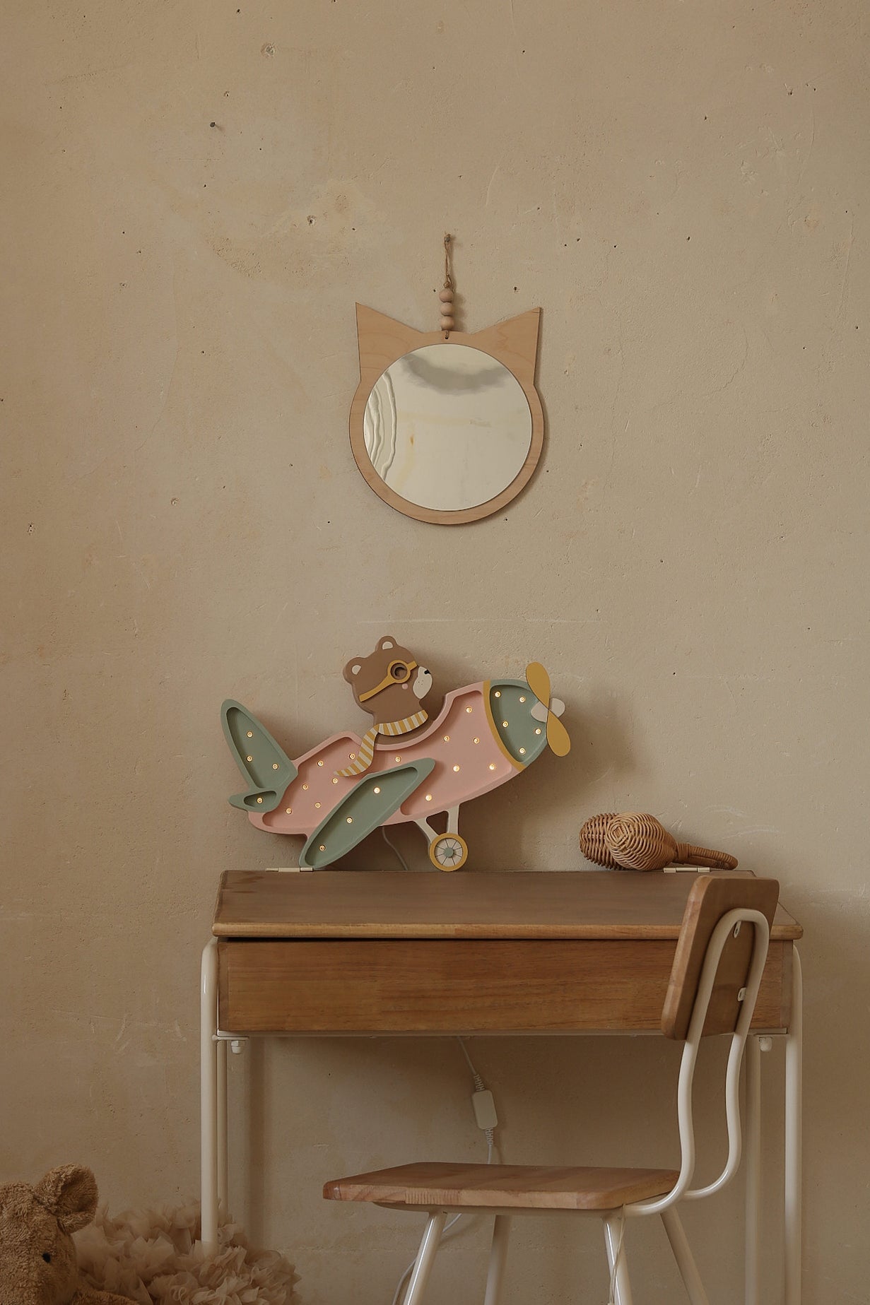 Vintage Plane Lamp