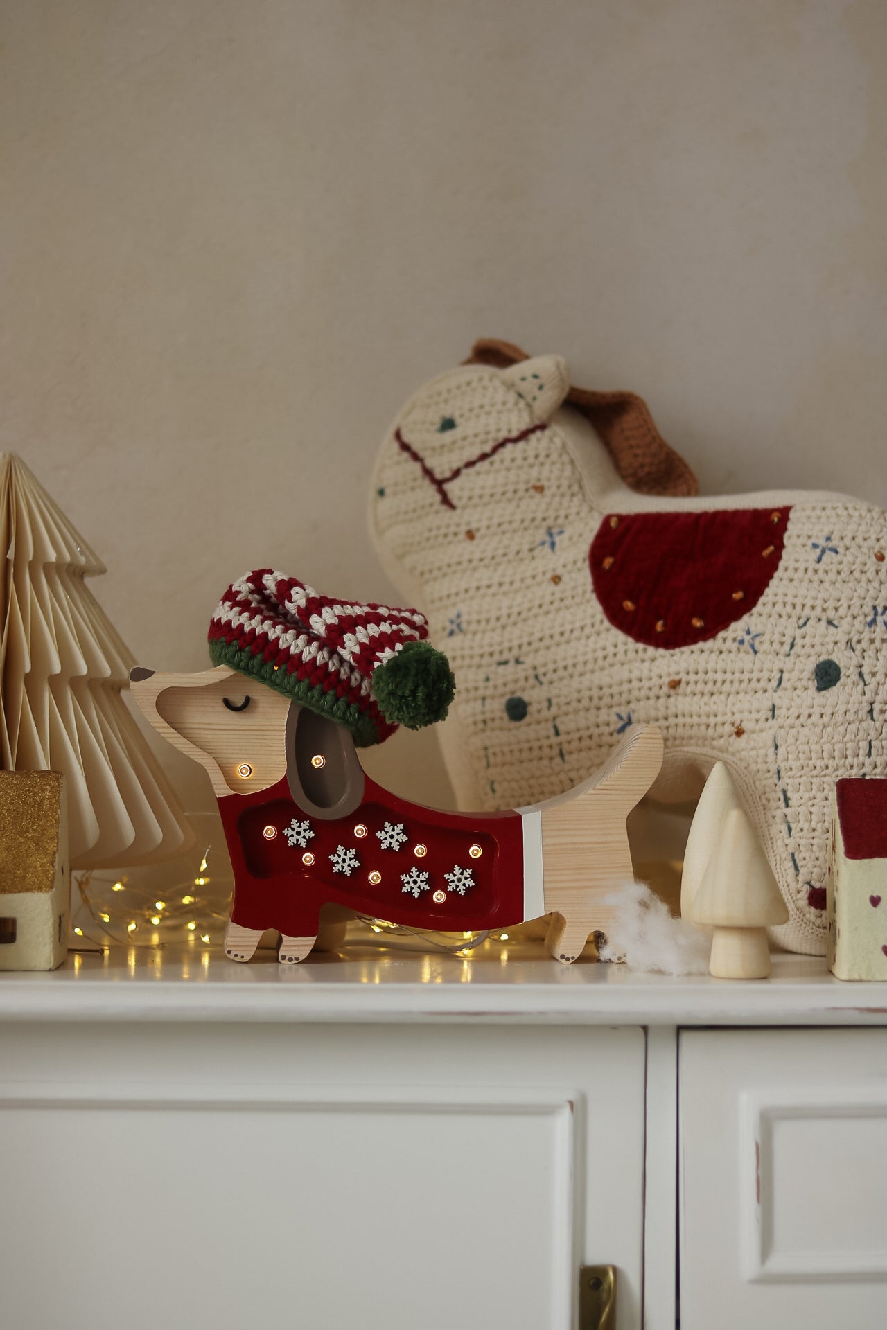 Mini Holiday Puppy Lamp (Limited Edition)