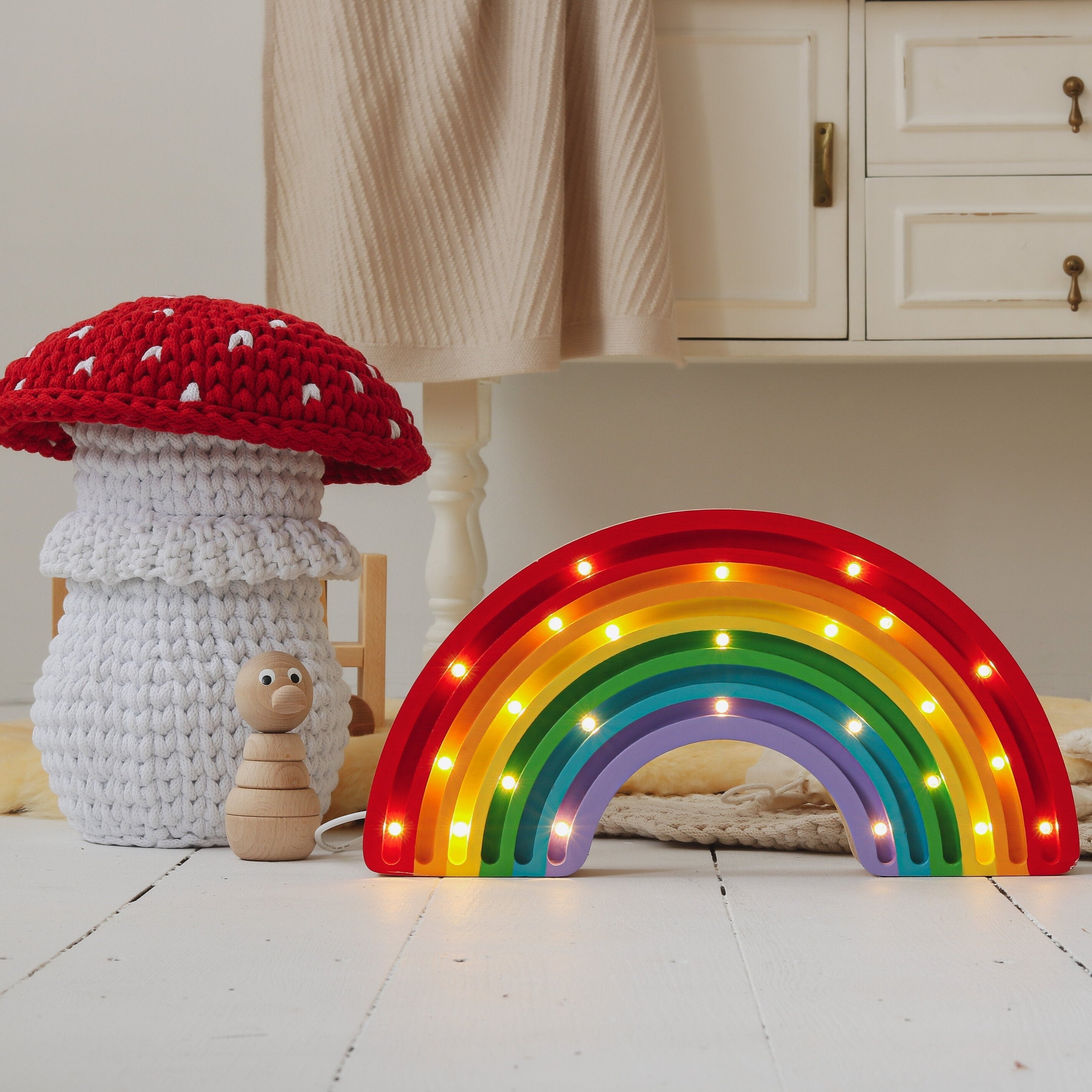Classic Rainbow Lamp – LED night light for kids’ room décor