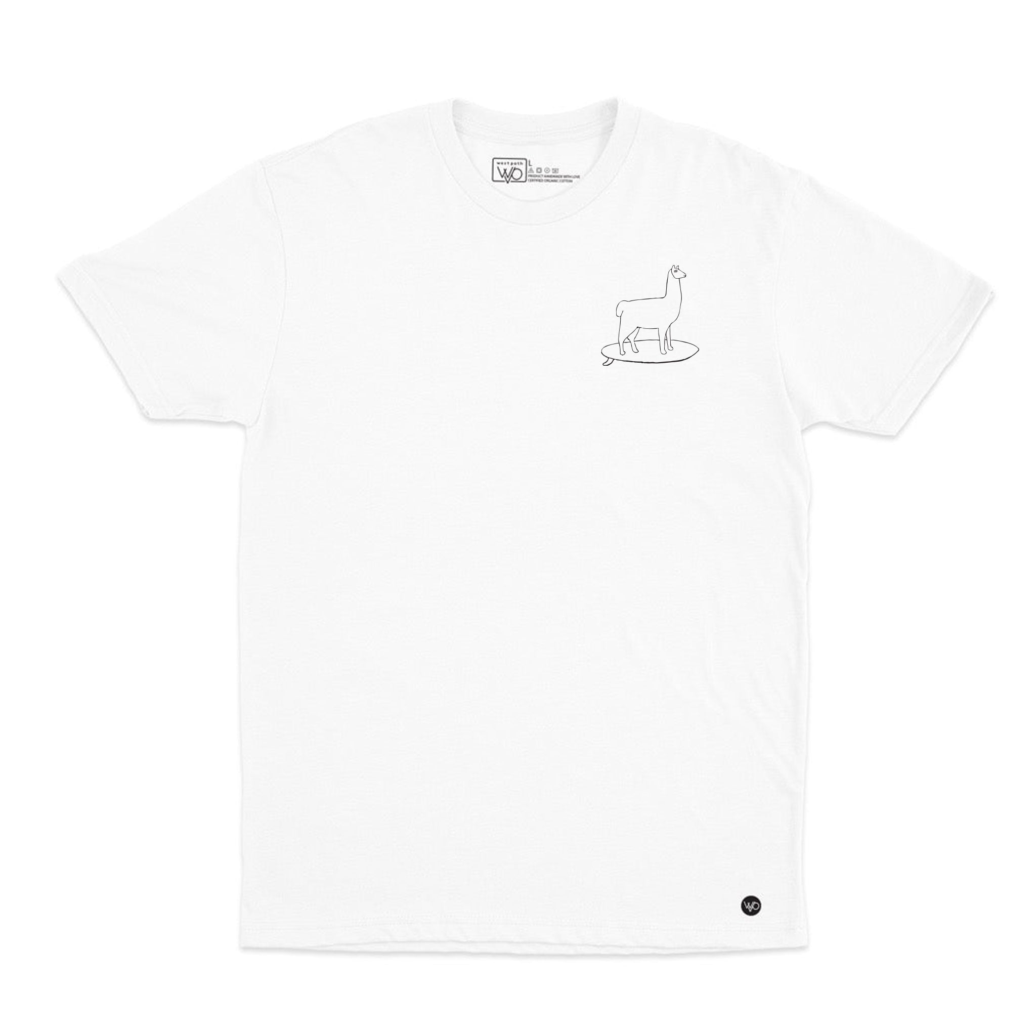 Surfing Llama Tee (White)