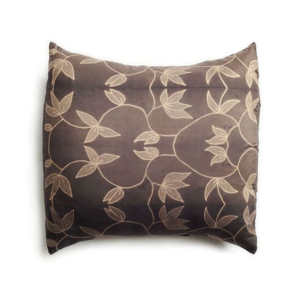 Folio Handcrafted Shibori Mulberry Silk Pillow (Black)