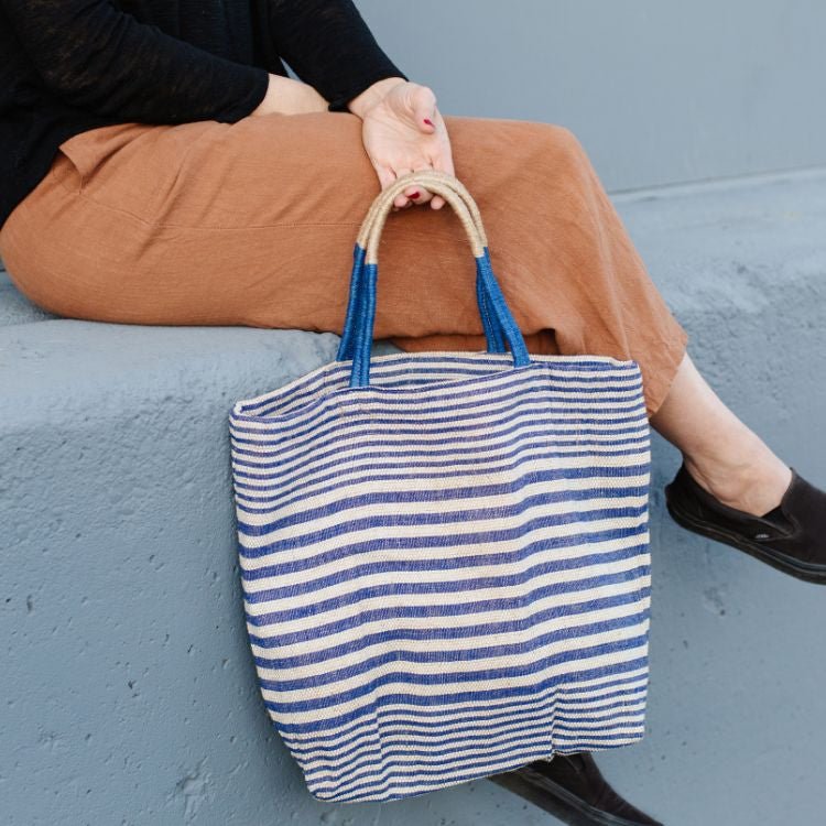 Paloma Striped Shoppers