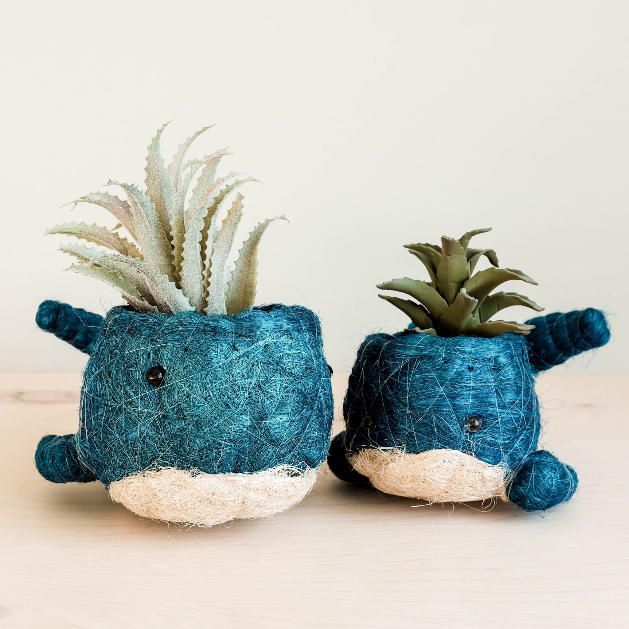 Planters - Wicker Whale Planter - Coco Planter | LIKHÂ - LIKHÂ