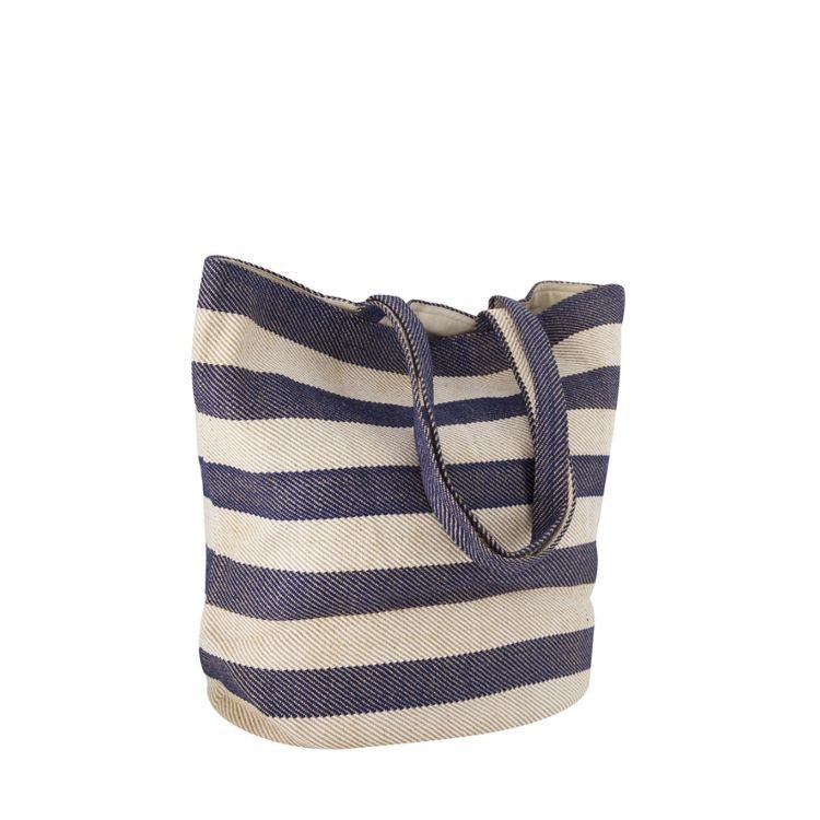 Provence Striped Tote (Indigo)