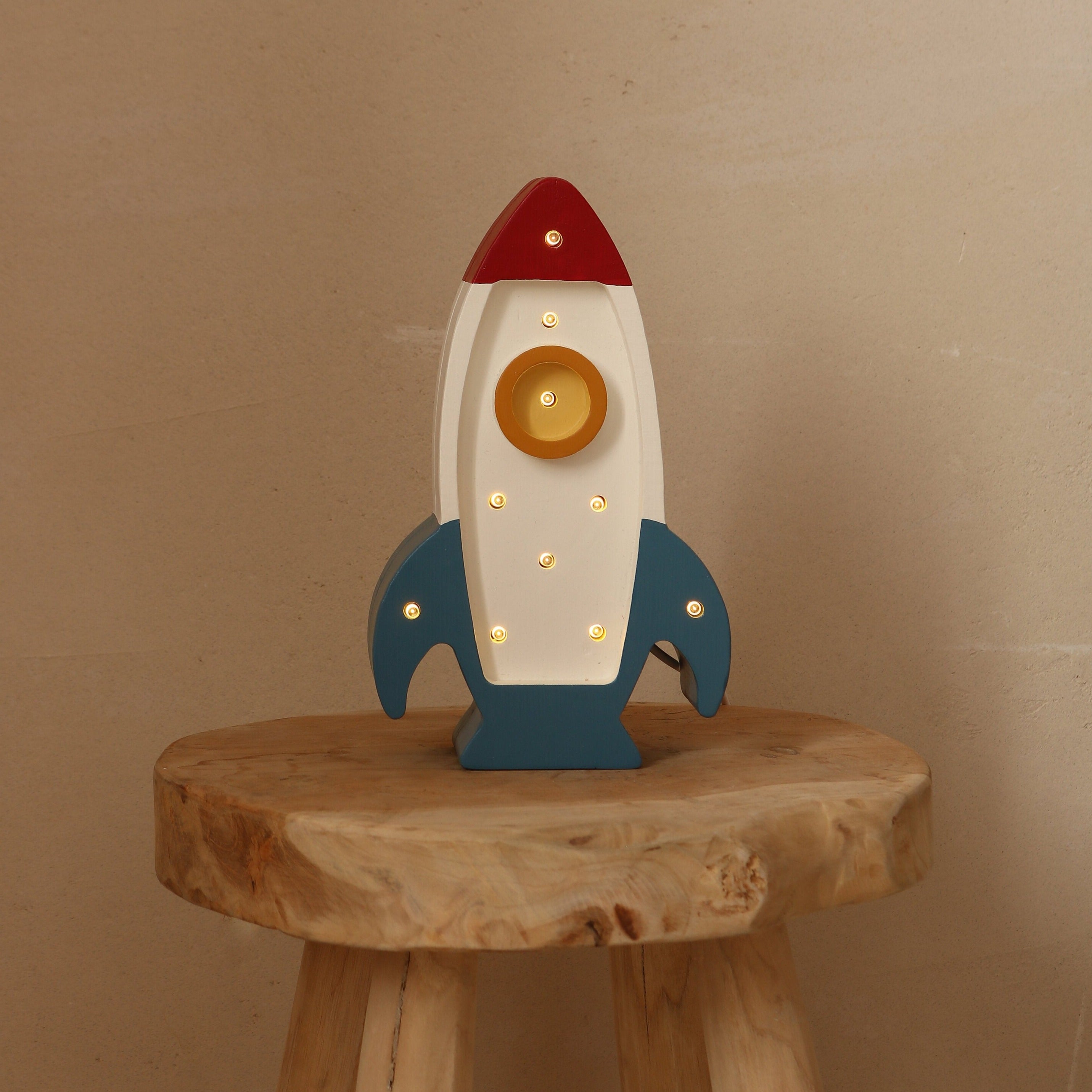 Mini Rocket Ship Lamp