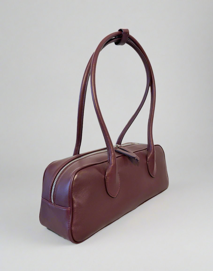 La Strada East West Bag (Burgundy)